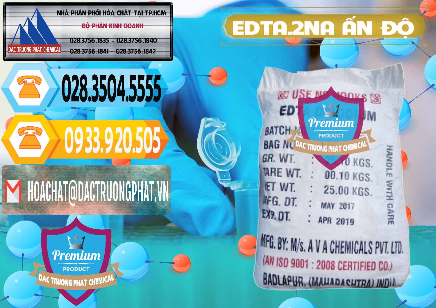 EDTA.2NA - Ethylendiamin Tetraacetic Ấn Độ India Đơn vị chuyên cung cấp & bán EDTA.2NA - Ethylendiamin Tetraacetic Ấn Độ India - 0416 - Cty chuyên kinh doanh _ phân phối hóa chất tại TP.HCM - hoachattayrua.net