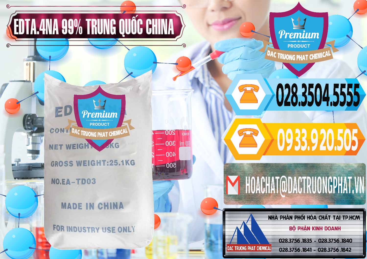 Công ty bán và cung cấp EDTA.4NA - EDTA Muối 99% Trung Quốc China - 0292 - Chuyên cung cấp _ nhập khẩu hóa chất tại TP.HCM - hoachattayrua.net