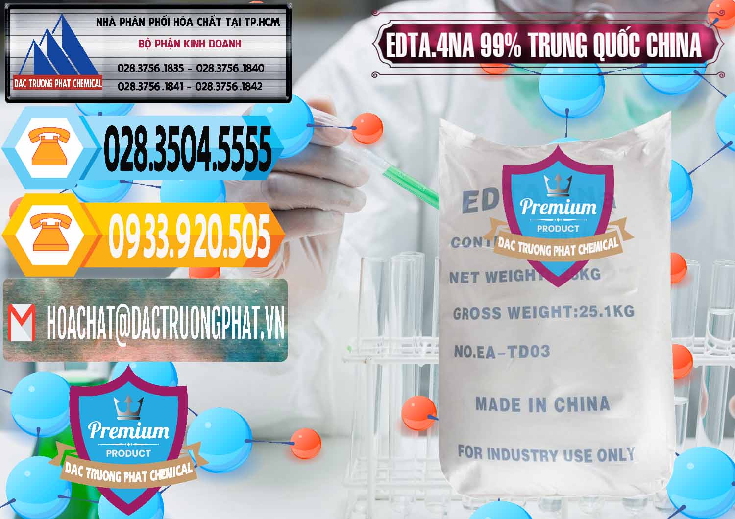 Nơi phân phối _ bán EDTA.4NA - EDTA Muối 99% Trung Quốc China - 0292 - Nơi chuyên nhập khẩu _ phân phối hóa chất tại TP.HCM - hoachattayrua.net