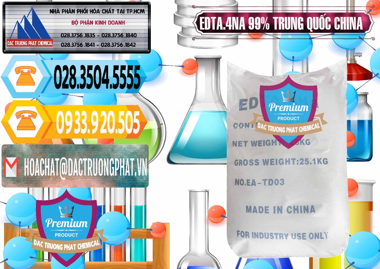 Công ty chuyên bán ( cung cấp ) EDTA.4NA - EDTA Muối 99% Trung Quốc China - 0292 - Công ty cung cấp - phân phối hóa chất tại TP.HCM - hoachattayrua.net