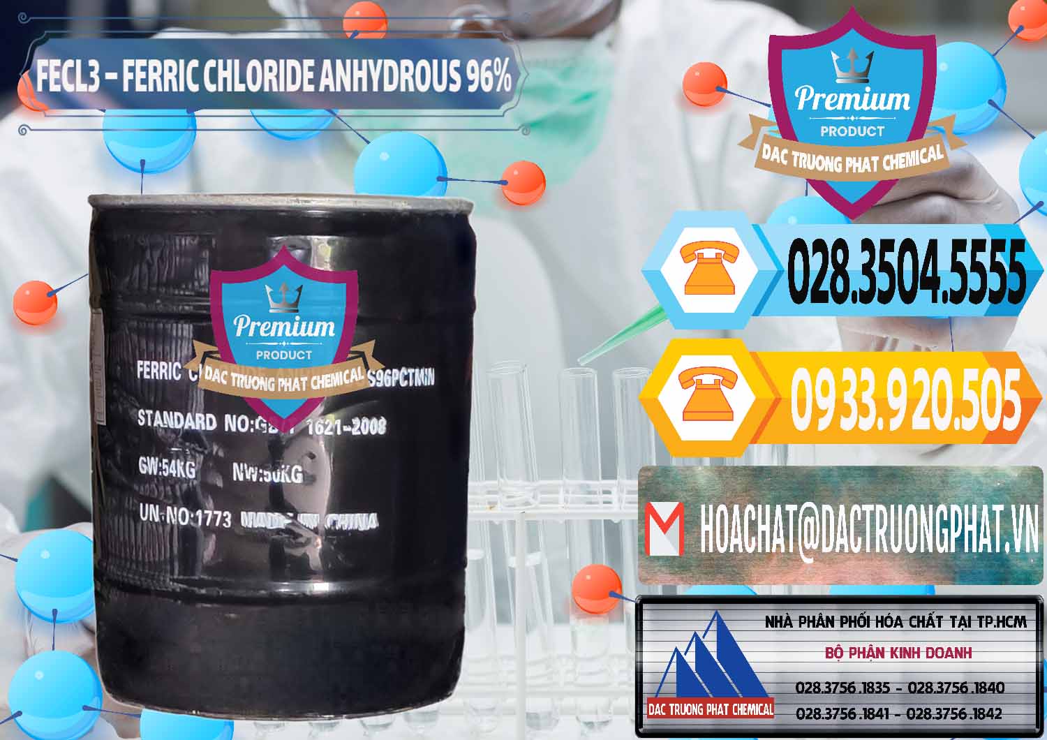 Đơn vị chuyên kinh doanh và bán FECL3 – Ferric Chloride Anhydrous 96% Trung Quốc China - 0065 - Cty chuyên bán ( phân phối ) hóa chất tại TP.HCM - hoachattayrua.net