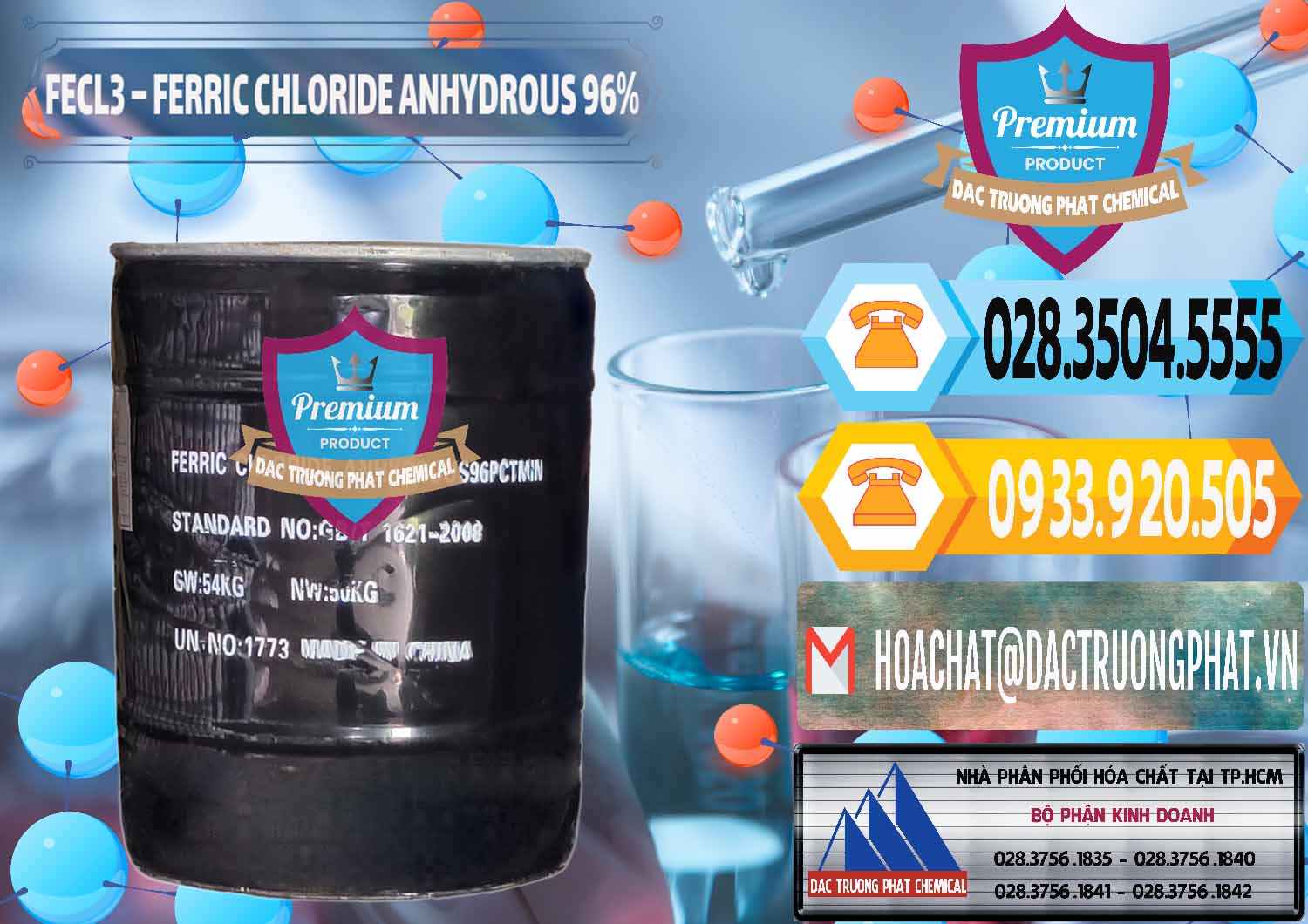 Nơi chuyên bán và cung cấp FECL3 – Ferric Chloride Anhydrous 96% Trung Quốc China - 0065 - Đơn vị nhập khẩu & phân phối hóa chất tại TP.HCM - hoachattayrua.net