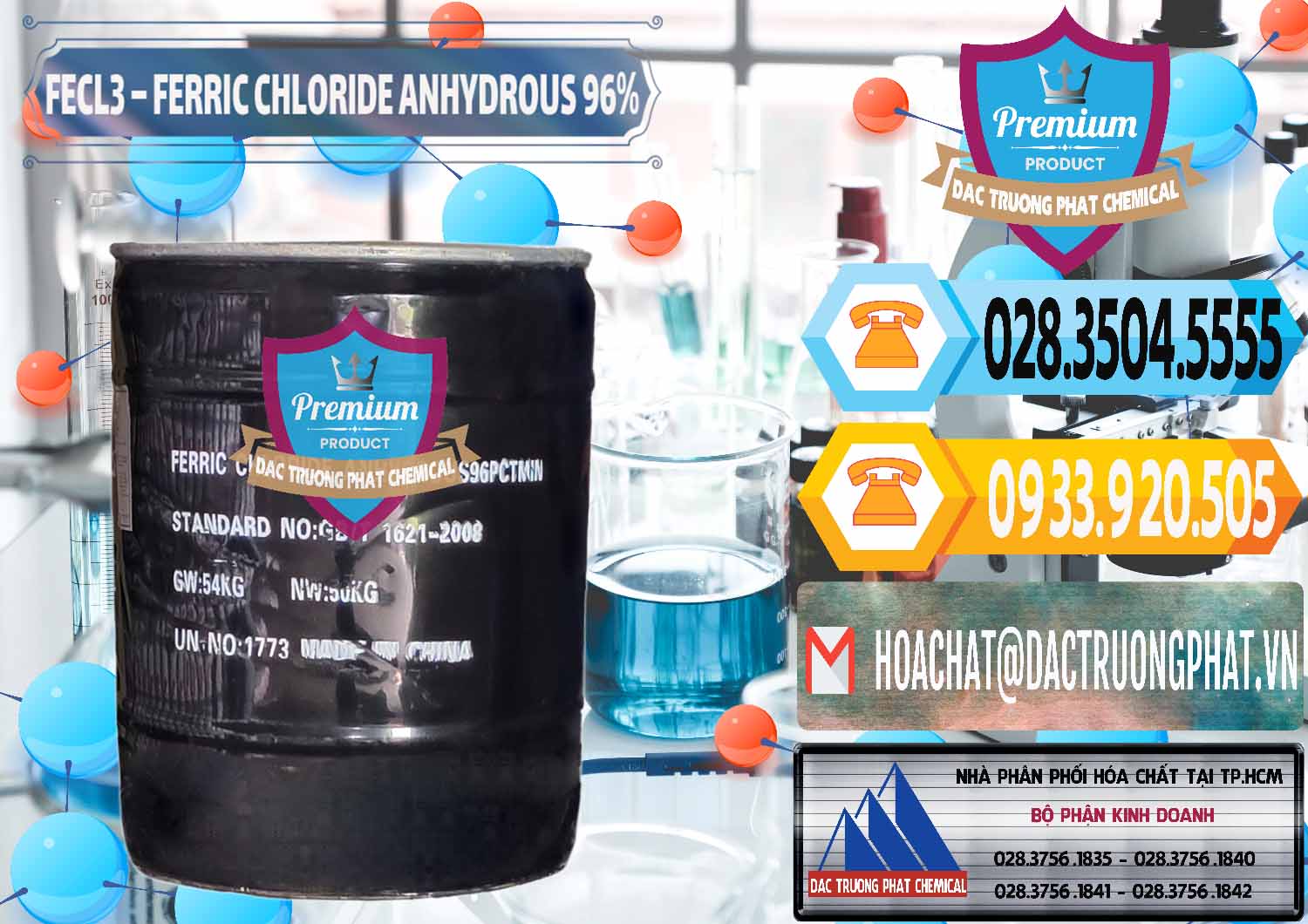 Cty chuyên cung cấp × bán Phèn Sắt / Sắt III Clorua Anhydrous Trung Quốc China tại Cà Mau Nơi kinh doanh và bán FECL3 – Ferric Chloride Anhydrous 96% Trung Quốc China - 0065 - Cty nhập khẩu _ phân phối hóa chất tại TP.HCM - hoachattayrua.net