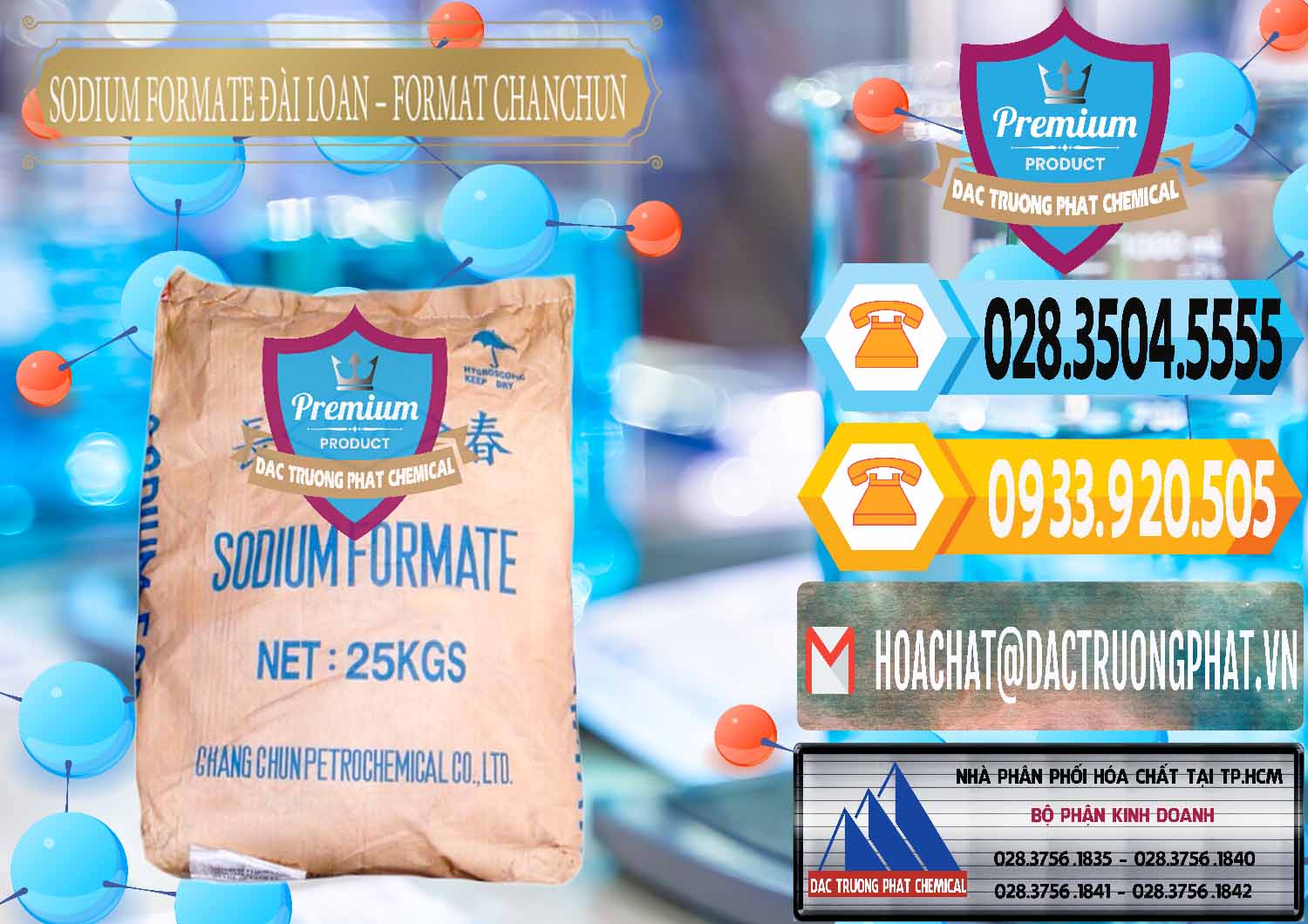 Chuyên nhập khẩu - bán Sodium Formate - Natri Format Đài Loan Taiwan - 0141 - Nhà nhập khẩu ( cung cấp ) hóa chất tại TP.HCM - hoachattayrua.net