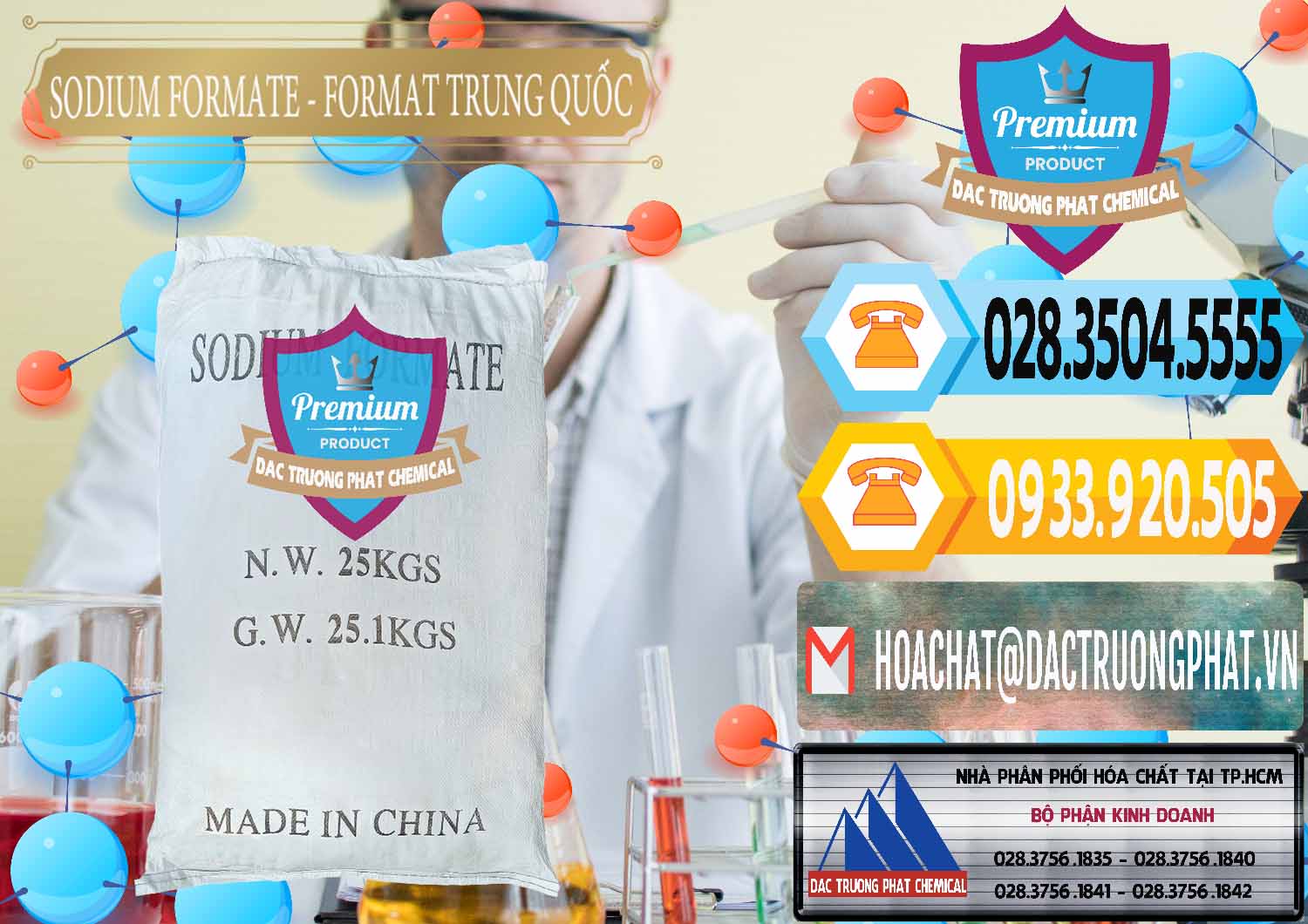 Đơn vị bán & cung ứng Sodium Formate - Natri Format Trung Quốc China - 0142 - Công ty cung cấp và phân phối hóa chất tại TP.HCM - hoachattayrua.net