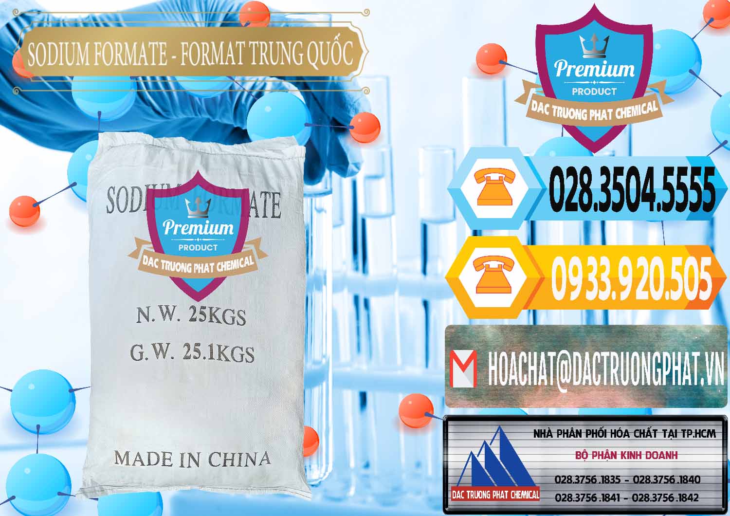 Cty chuyên cung cấp _ bán Sodium Formate - Natri Format Trung Quốc China - 0142 - Chuyên cung cấp ( phân phối ) hóa chất tại TP.HCM - hoachattayrua.net