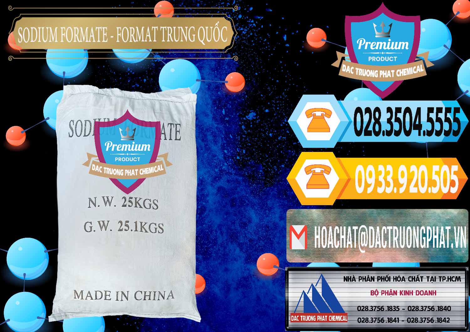 Công ty chuyên bán - cung cấp Sodium Formate - Natri Format Trung Quốc China - 0142 - Cty cung cấp - kinh doanh hóa chất tại TP.HCM - hoachattayrua.net