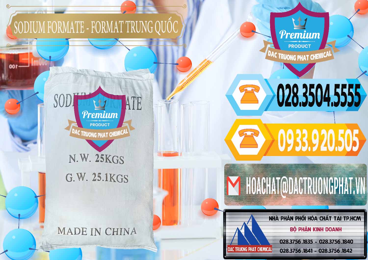 Công ty chuyên bán ( cung cấp ) Sodium Formate - Natri Format Trung Quốc China - 0142 - Cty cung cấp - kinh doanh hóa chất tại TP.HCM - hoachattayrua.net