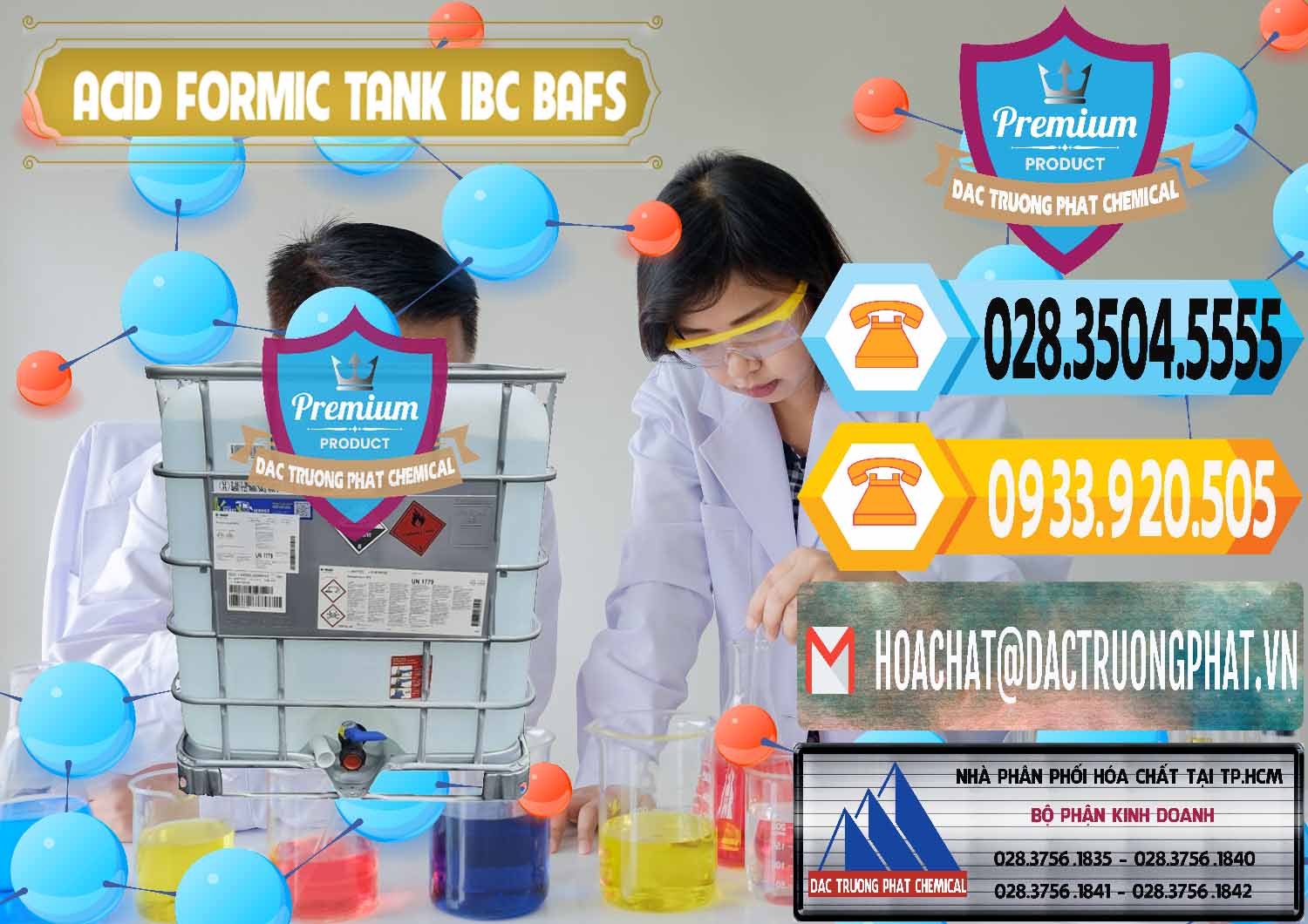 Đơn vị chuyên bán và phân phối Acid Formic - Axit Formic Tank - Bồn IBC BASF Đức - 0366 - Công ty chuyên bán & phân phối hóa chất tại TP.HCM - hoachattayrua.net