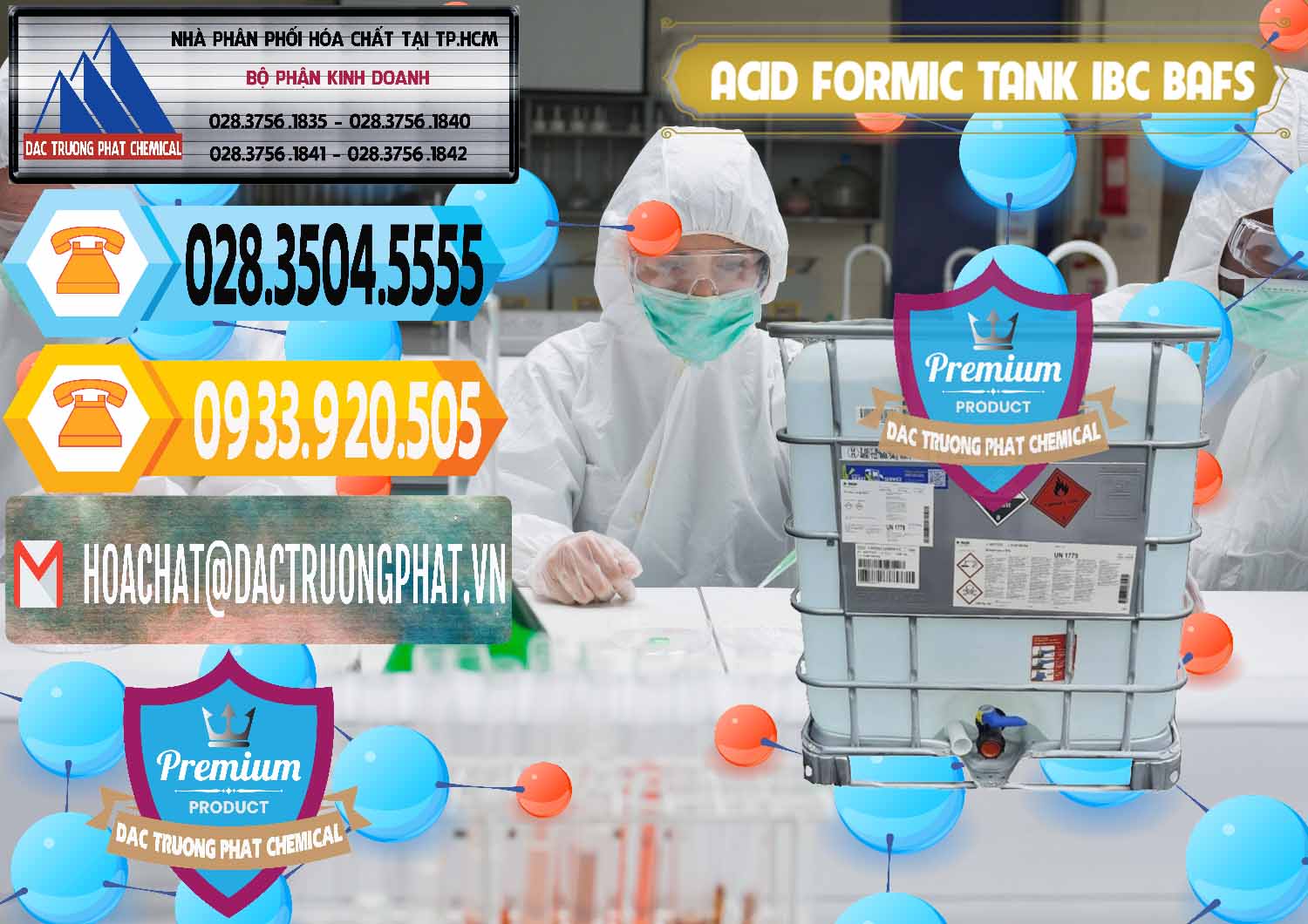 Nơi chuyên cung cấp và bán Acid Formic - Axit Formic Tank - Bồn IBC BASF Đức - 0366 - Cty kinh doanh và cung cấp hóa chất tại TP.HCM - hoachattayrua.net