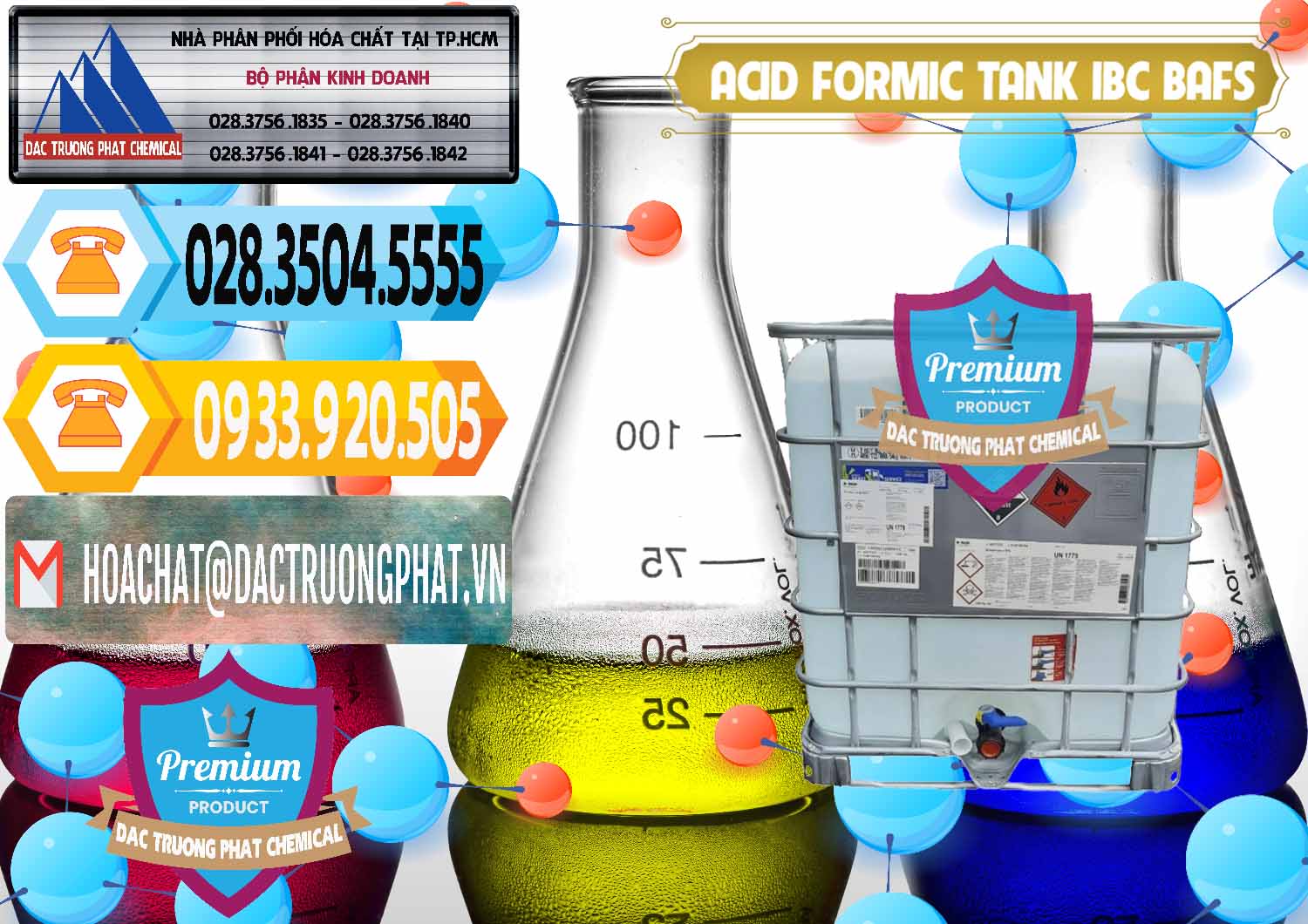 Công ty phân phối ( bán ) Acid Formic - Axit Formic Tank - Bồn IBC BASF Đức - 0366 - Phân phối hóa chất tại TP.HCM - hoachattayrua.net