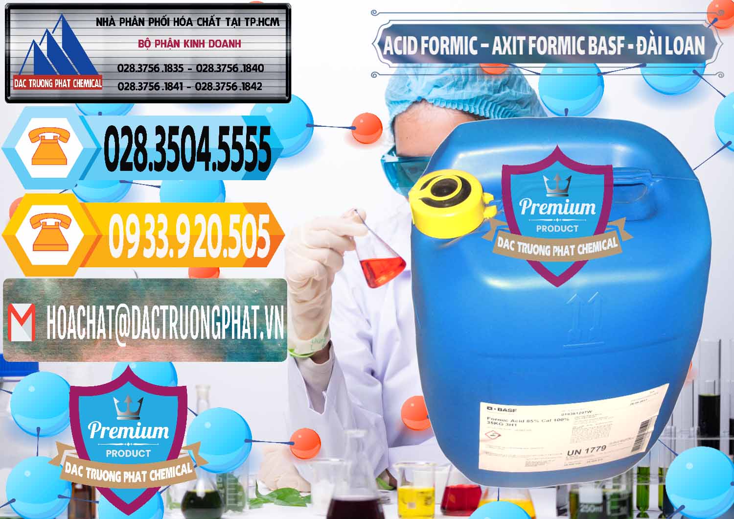 Nơi chuyên bán ( cung ứng ) Acid Formic - Axit Formic 85% BASF Đài Loan Taiwan - 0027 - Bán _ phân phối hóa chất tại TP.HCM - hoachattayrua.net