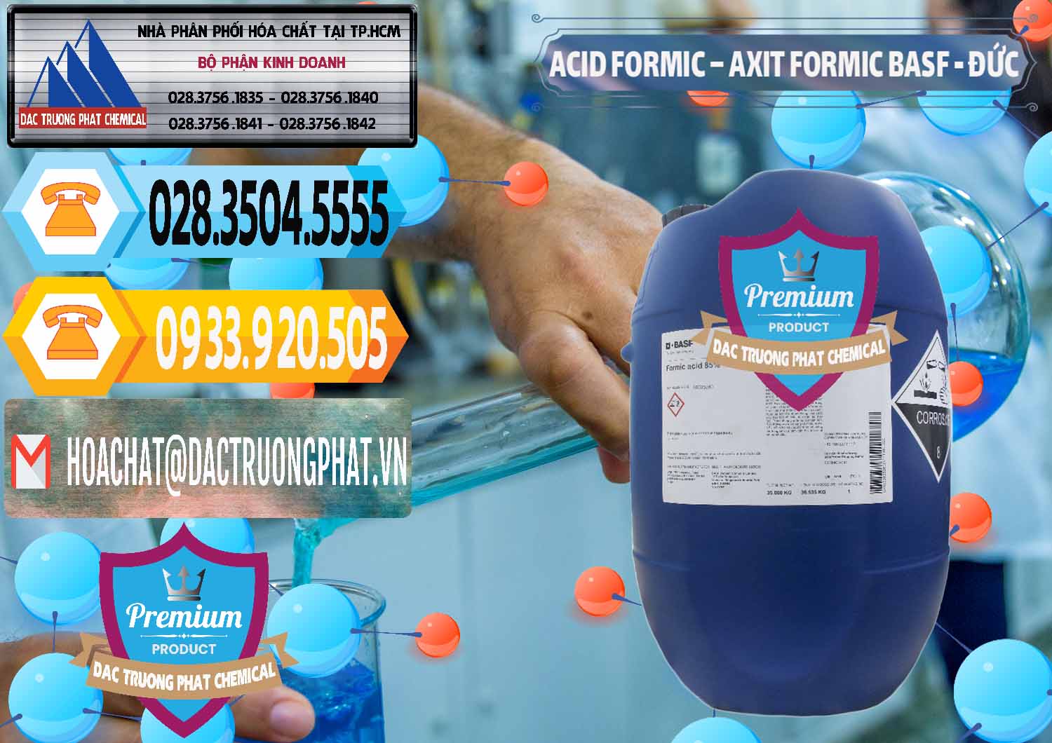 Nơi chuyên kinh doanh và bán Acid Formic - Axit Formic BASF Đức Germany - 0028 - Nơi phân phối và cung cấp hóa chất tại TP.HCM - hoachattayrua.net