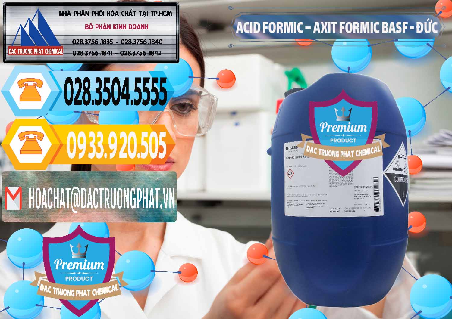 Chuyên bán ( cung cấp ) Acid Formic - Axit Formic BASF Đức Germany - 0028 - Chuyên bán ( phân phối ) hóa chất tại TP.HCM - hoachattayrua.net