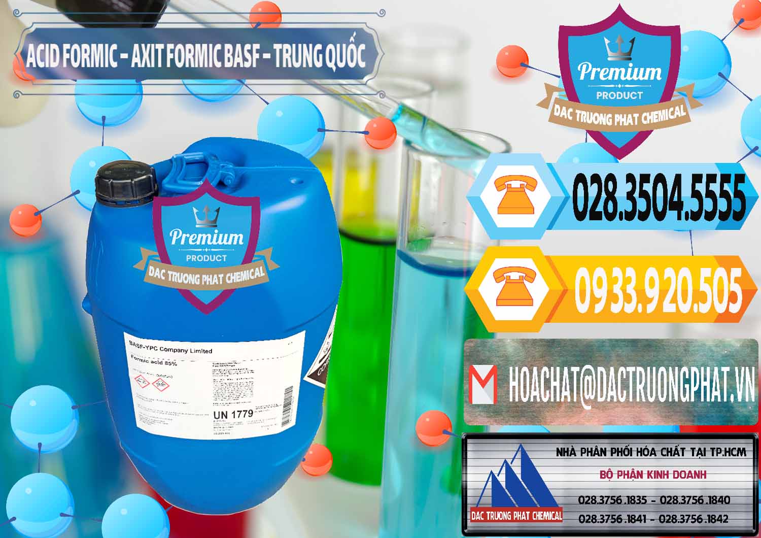 Bán & phân phối Acid Formic - Axit Formic BASF Trung Quốc China - 0025 - Công ty chuyên phân phối - nhập khẩu hóa chất tại TP.HCM - hoachattayrua.net