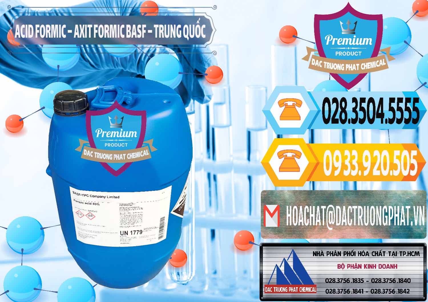 Công ty cung ứng và bán Acid Formic - Axit Formic BASF Trung Quốc China - 0025 - Công ty chuyên phân phối - cung ứng hóa chất tại TP.HCM - hoachattayrua.net