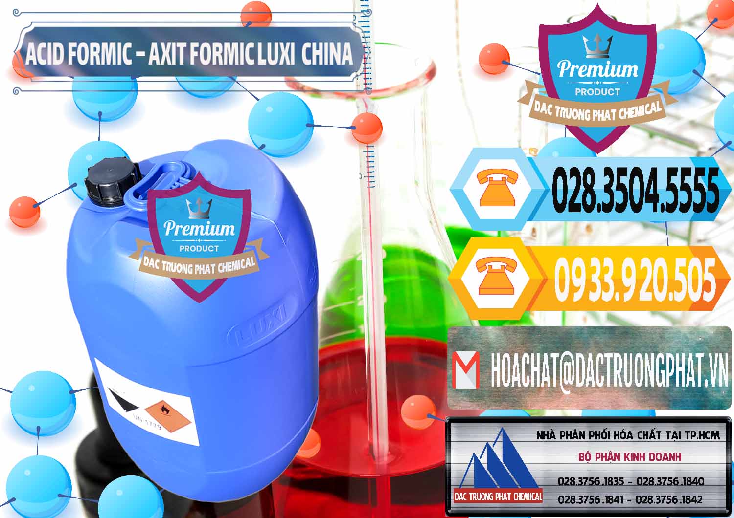 Cung ứng & bán Acid Formic - Axit Formic Luxi Trung Quốc China - 0029 - Phân phối ( cung cấp ) hóa chất tại TP.HCM - hoachattayrua.net