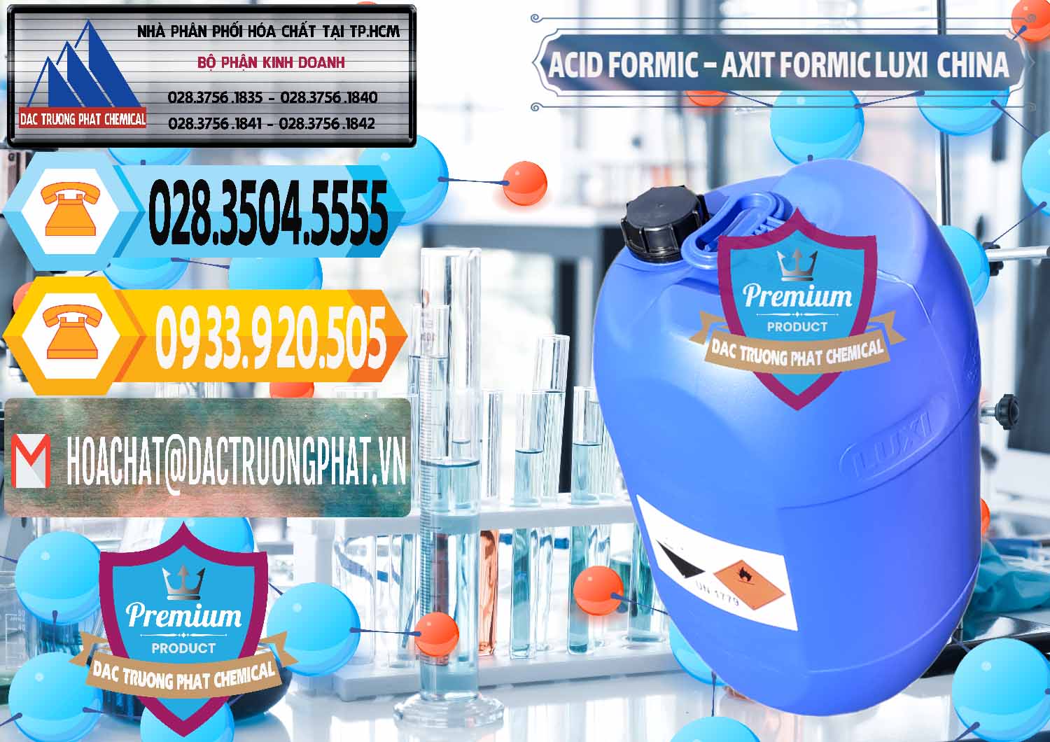 Đơn vị chuyên cung cấp - bán Acid Formic - Axit Formic Luxi Trung Quốc China - 0029 - Cty cung cấp & phân phối hóa chất tại TP.HCM - hoachattayrua.net