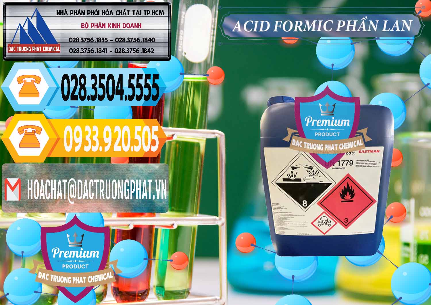 Cty kinh doanh ( bán ) Acid Formic - Axit Formic Phần Lan Finland - 0376 - Nơi chuyên cung ứng - phân phối hóa chất tại TP.HCM - hoachattayrua.net