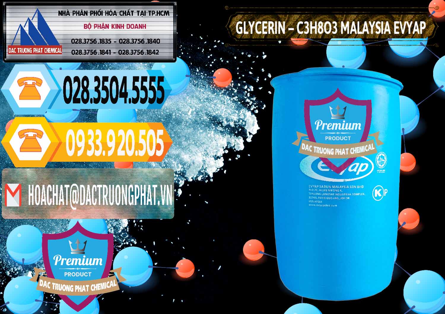 Cty chuyên phân phối _ bán Glycerin – C3H8O3 Malaysia Evyap - 0066 - Đơn vị cung cấp _ bán hóa chất tại TP.HCM - hoachattayrua.net