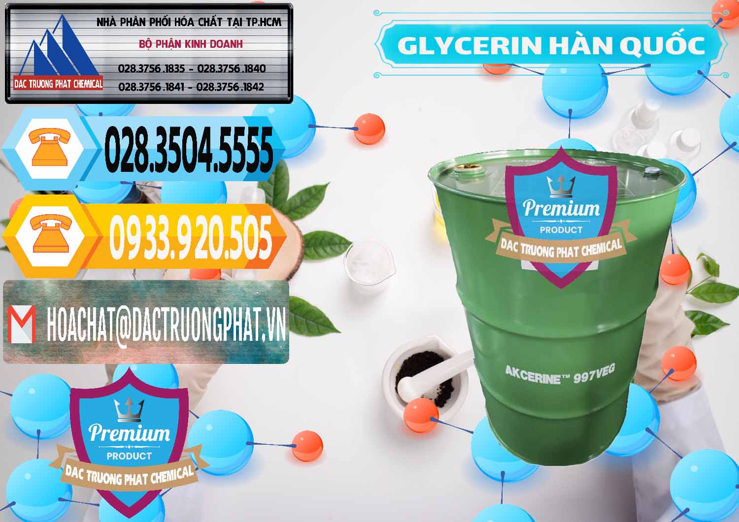 Chuyên cung cấp ( bán ) Glycerin – C3H8O3 Hàn Quốc Korea - 0403 - Nơi cung cấp - nhập khẩu hóa chất tại TP.HCM - hoachattayrua.net
