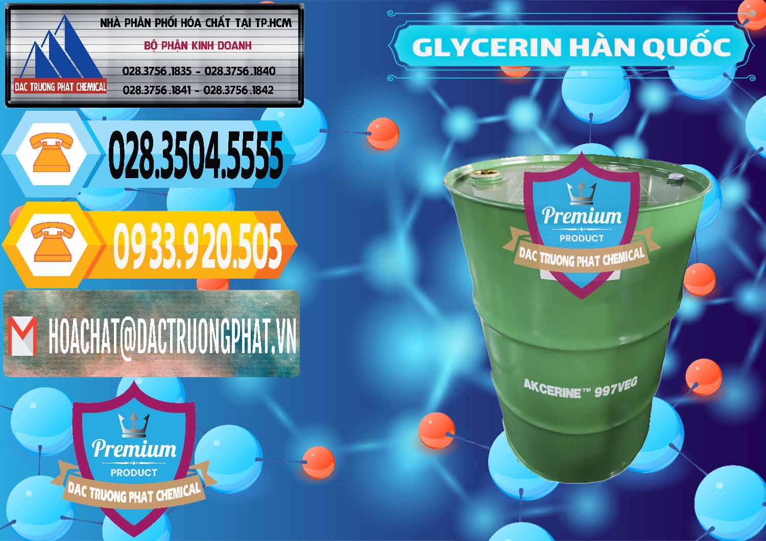Nơi cung ứng _ bán Glycerin – C3H8O3 Hàn Quốc Korea - 0403 - Nơi phân phối và cung cấp hóa chất tại TP.HCM - hoachattayrua.net
