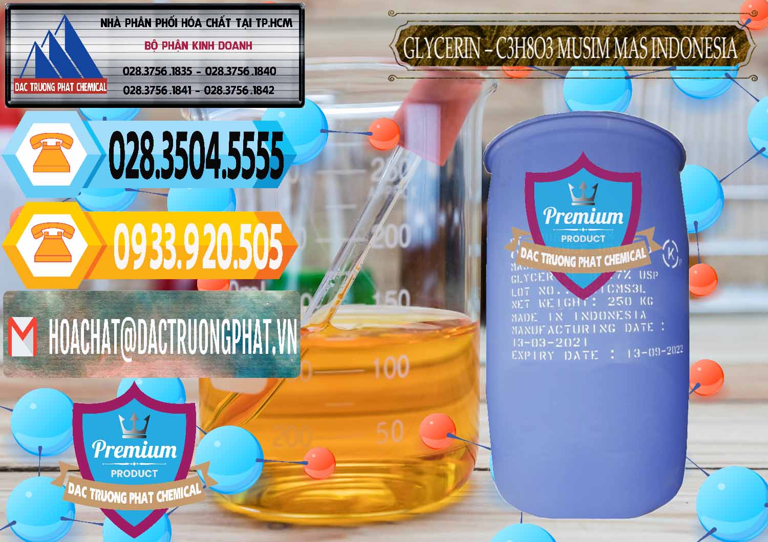 Công ty phân phối & bán Glycerin – C3H8O3 99.7% Musim Mas Indonesia - 0272 - Đơn vị bán ( cung cấp ) hóa chất tại TP.HCM - hoachattayrua.net