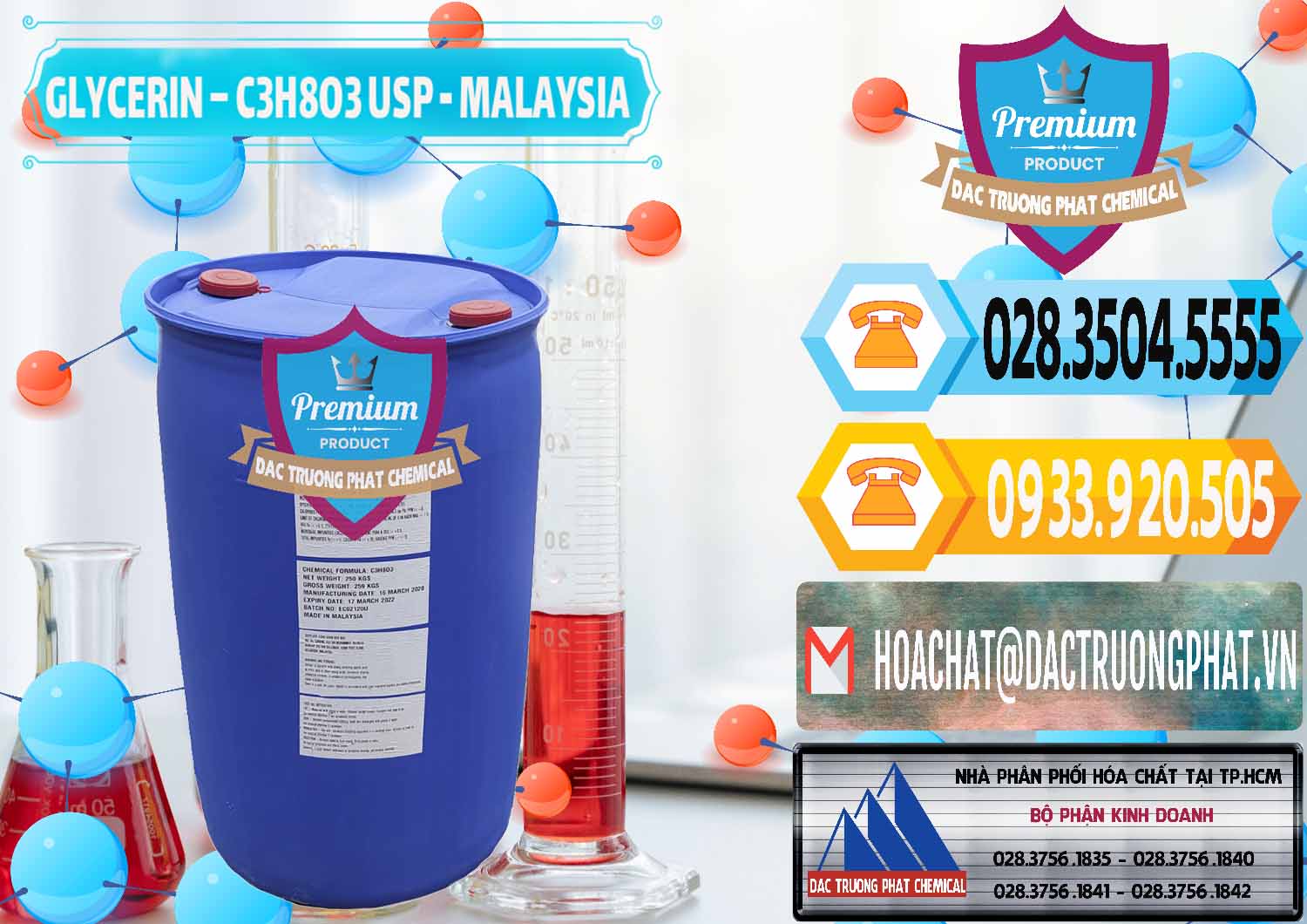 Nhà phân phối - bán Glycerin – C3H8O3 USP Malaysia - 0233 - Nhà cung cấp ( phân phối ) hóa chất tại TP.HCM - hoachattayrua.net