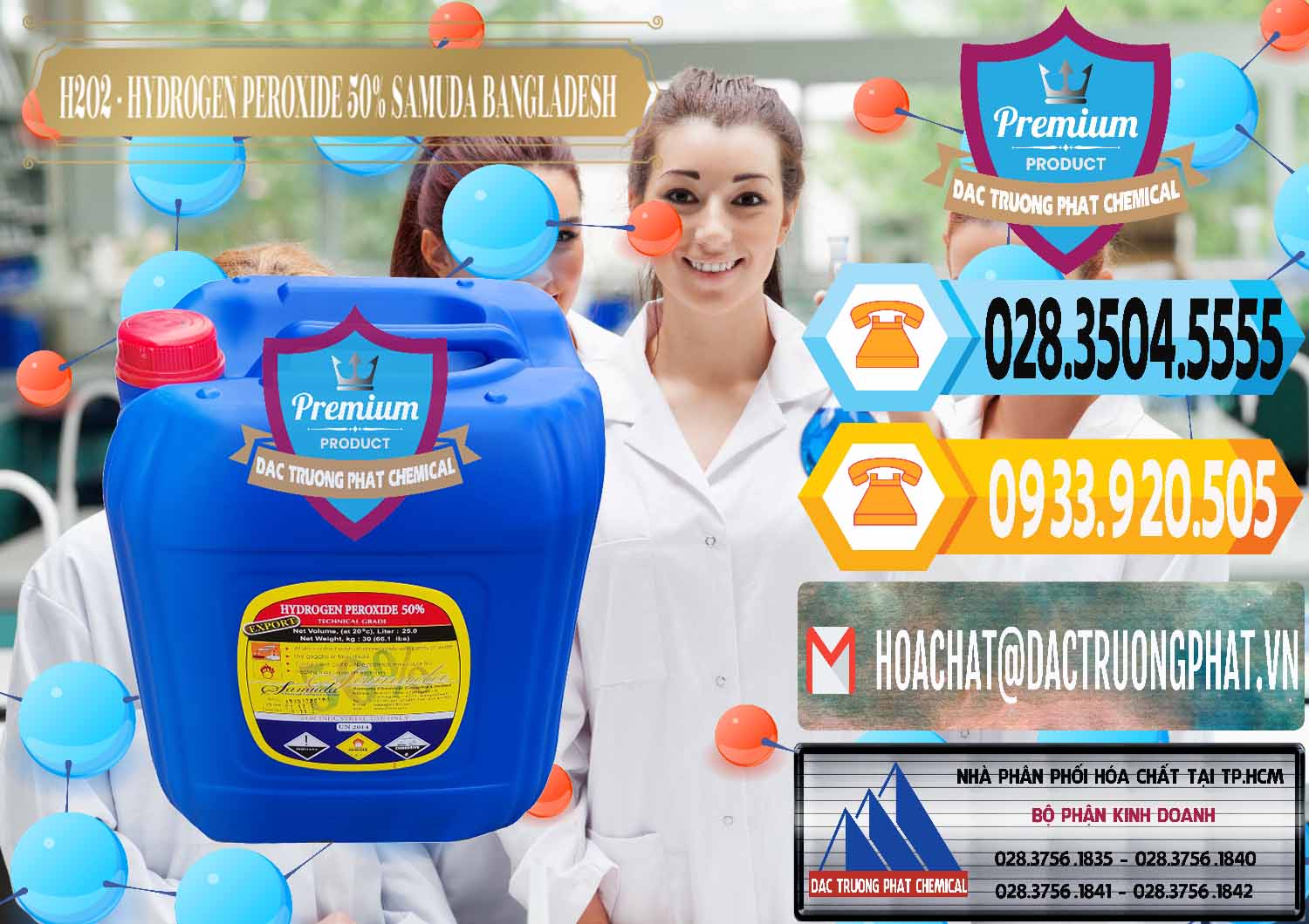 Địa chỉ chuyên bán > thương mại Oxy Già © Liquid Hydro Peroxid Samuda Bangladesh tại Hậu Giang Cty chuyên cung ứng & bán H2O2 - Hydrogen Peroxide 50% Samuda Bangladesh - 0077 - Nhà phân phối ( bán ) hóa chất tại TP.HCM - hoachattayrua.net