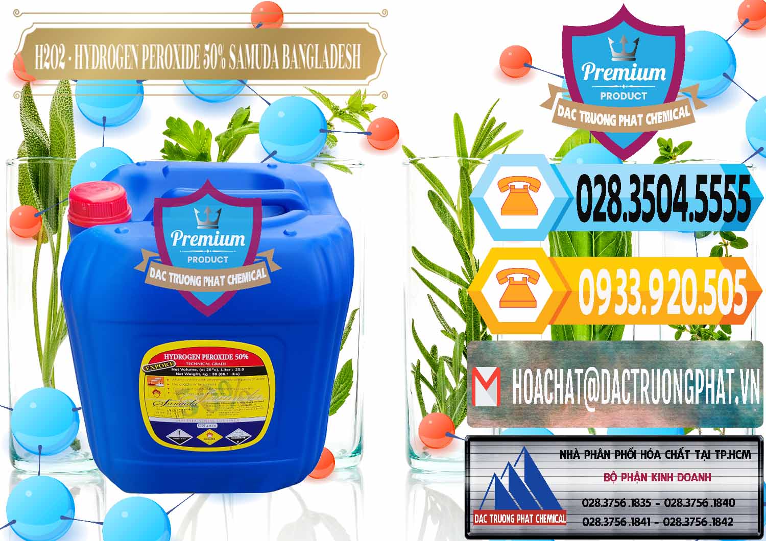 Công ty phân phối > bán hóa chất Nước Hydrogen Dioxide & Hydrogen Peroxide 50% Samuda Bangladesh Công ty bán và phân phối H2O2 - Hydrogen Peroxide 50% Samuda Bangladesh - 0077 - Nơi bán - cung cấp hóa chất tại TP.HCM - hoachattayrua.net