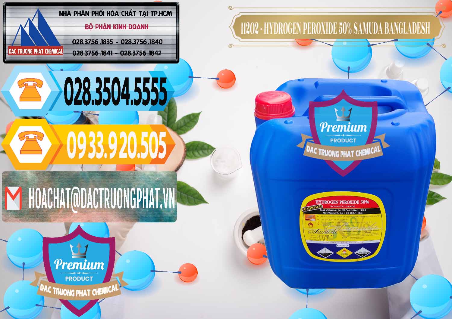 Đơn vị bán | phân phối Hydrogen Peroxide Þ H2O2 Liquid 50% Samuda Bangladesh Công ty chuyên nhập khẩu và bán H2O2 - Hydrogen Peroxide 50% Samuda Bangladesh - 0077 - Chuyên cung cấp & bán hóa chất tại TP.HCM - hoachattayrua.net