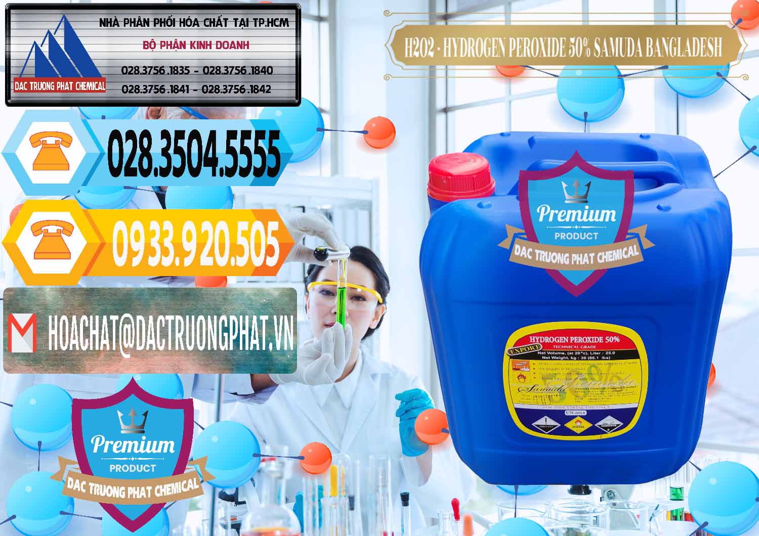 Nơi chuyên bán / phân phối hóa chất H2O2 * Nước Hydrogen Dioxide 50% Samuda Bangladesh tại Sóc Trăng Đơn vị cung cấp ( bán ) H2O2 - Hydrogen Peroxide 50% Samuda Bangladesh - 0077 - Cung cấp _ kinh doanh hóa chất tại TP.HCM - hoachattayrua.net