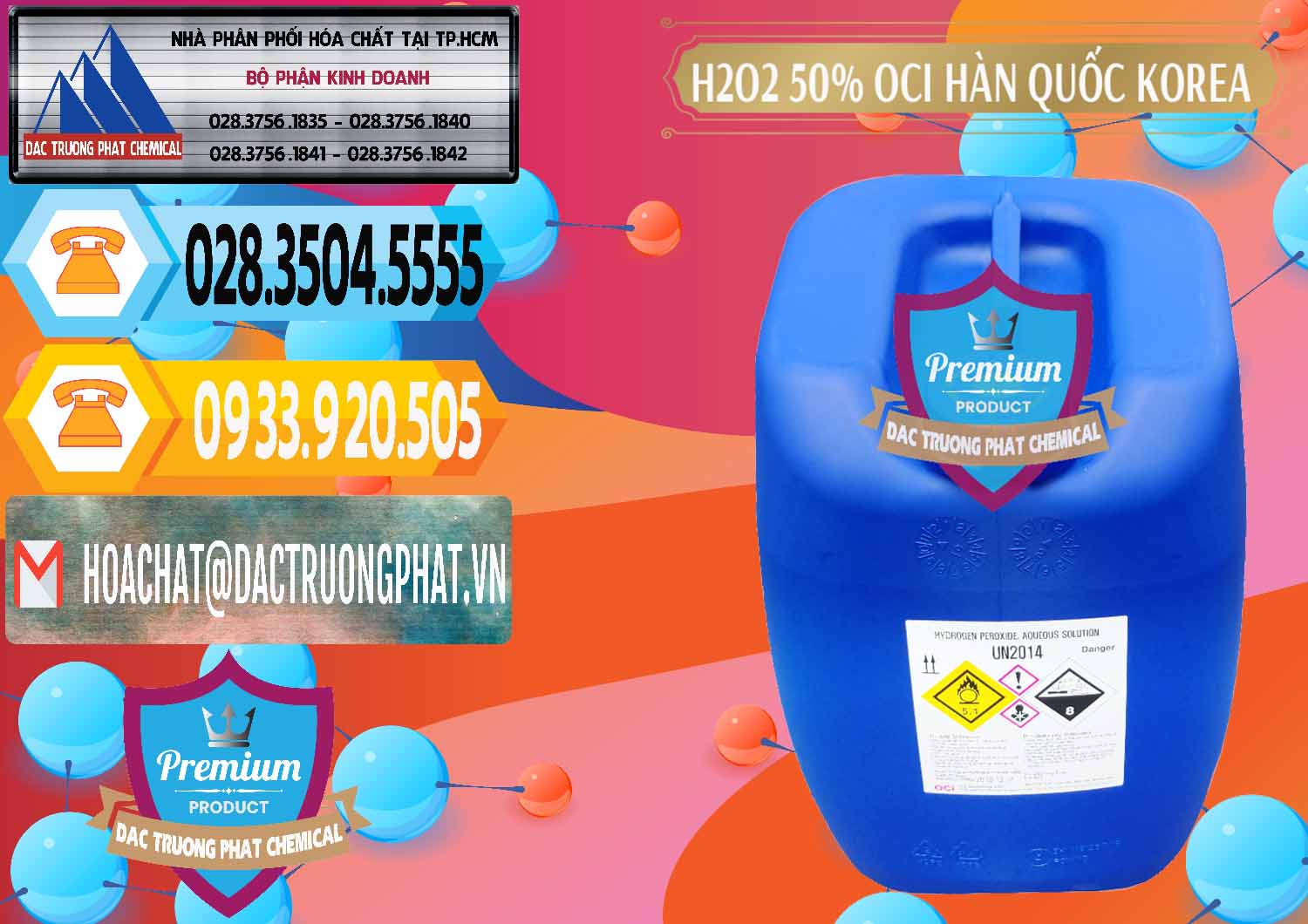 Công ty kinh doanh và bán H2O2 - Hydrogen Peroxide 50% OCI Hàn Quốc Korea - 0075 - Nơi bán & cung cấp hóa chất tại TP.HCM - hoachattayrua.net
