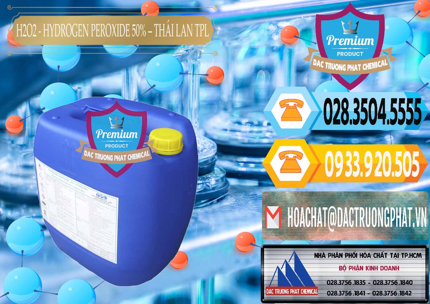 Địa chỉ chuyên cung cấp « bán Liquid Hydro Peroxit > Oxy Già 50% TPL Thái Lan Thailand tại An Giang Phân phối _ bán H2O2 - Hydrogen Peroxide 50% Thái Lan TPL - 0076 - Nơi nhập khẩu ( phân phối ) hóa chất tại TP.HCM - hoachattayrua.net
