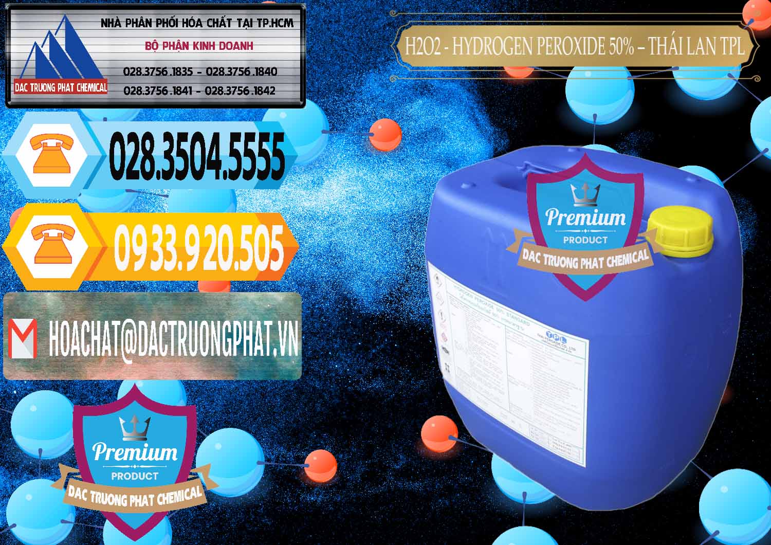 Đơn vị chuyên cung ứng — bán hóa chất Oxy Già # Oxi Già Lỏng 50% TPL Thái Lan Thailand Công ty chuyên bán - phân phối H2O2 - Hydrogen Peroxide 50% Thái Lan TPL - 0076 - Nơi chuyên cung cấp & kinh doanh hóa chất tại TP.HCM - hoachattayrua.net