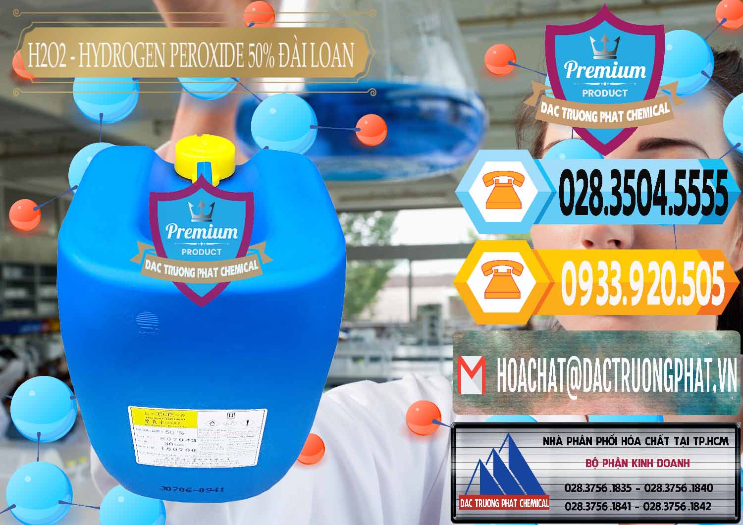 Cty cung cấp và bán H2O2 - Hydrogen Peroxide 50% Đài Loan Taiwan Chang Chun - 0069 - Đơn vị phân phối - cung cấp hóa chất tại TP.HCM - hoachattayrua.net