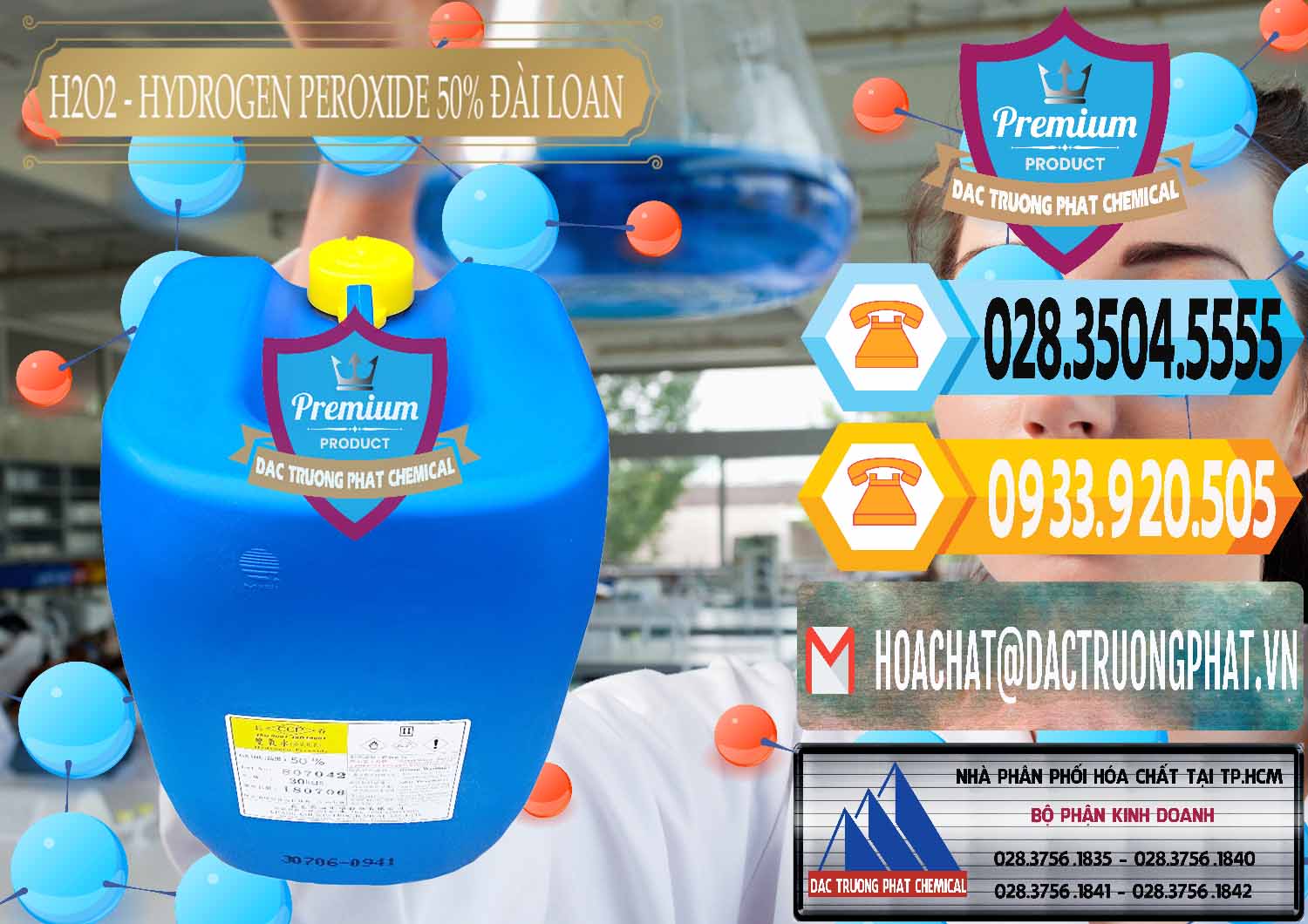 Bán / phân phối hóa chất Liquid Hydro Peroxit ß Oxy Già 50% Đài Loan Taiwan Chang Chun tại Long An Cty cung cấp và bán H2O2 - Hydrogen Peroxide 50% Đài Loan Taiwan Chang Chun - 0069 - Đơn vị phân phối - cung cấp hóa chất tại TP.HCM - hoachattayrua.net