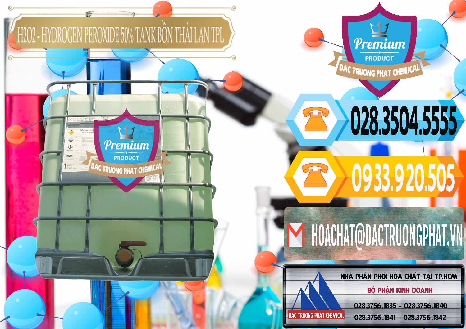 Đơn vị chuyên phân phối « bán H2O2 Þ Hydro Peroxid Liquid 50% Tank IBC Bồn Thái Lan TPL Nơi cung ứng ( bán ) H2O2 - Hydrogen Peroxide 50% Tank IBC Bồn Thái Lan TPL - 0073 - Chuyên phân phối ( nhập khẩu ) hóa chất tại TP.HCM - hoachattayrua.net