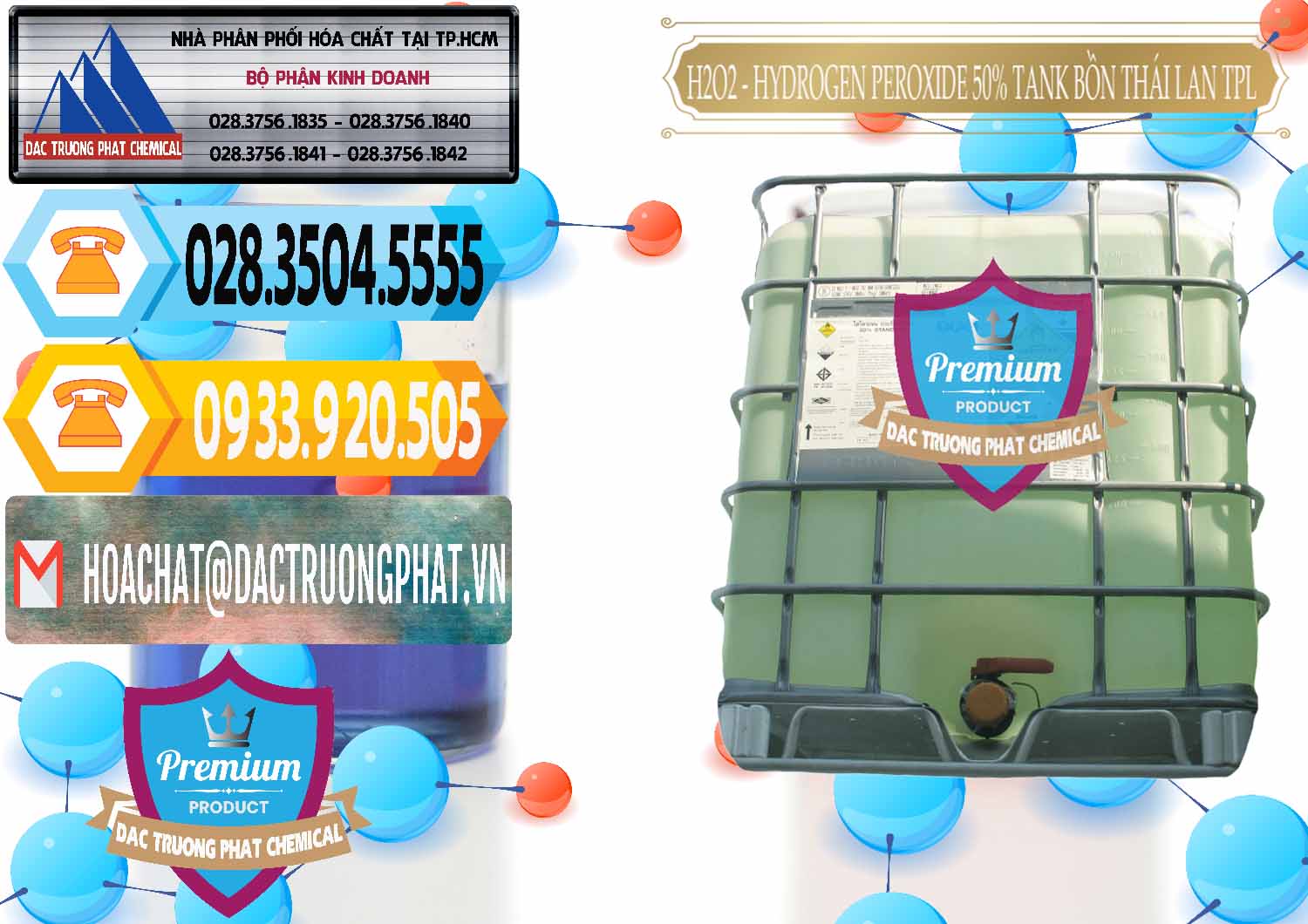 Công ty phân phối » bán Nước Hydrogen Peroxide > Oxy Già 50% Tank IBC Bồn Thái Lan TPL tại Bình Phước Kinh doanh ( bán ) H2O2 - Hydrogen Peroxide 50% Tank IBC Bồn Thái Lan TPL - 0073 - Đơn vị chuyên bán _ cung cấp hóa chất tại TP.HCM - hoachattayrua.net