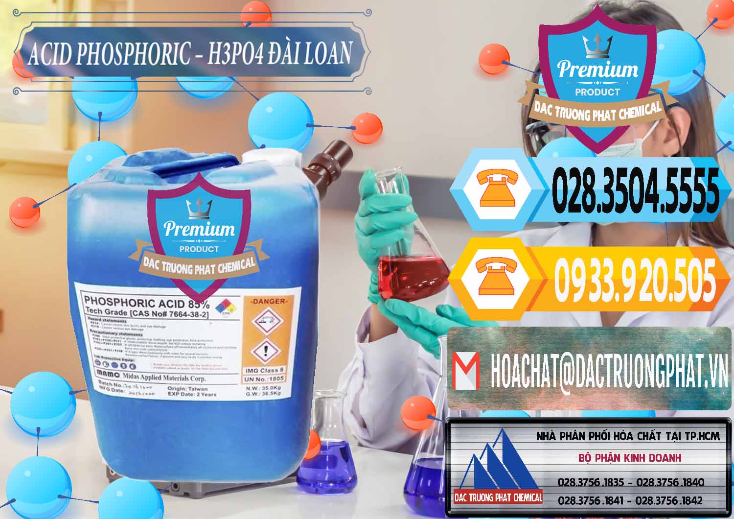 Công ty nhập khẩu và bán Axit Phosphoric - Acid Phosphoric H3PO4 85% Đài Loan Taiwan - 0351 - Nơi chuyên kinh doanh và phân phối hóa chất tại TP.HCM - hoachattayrua.net