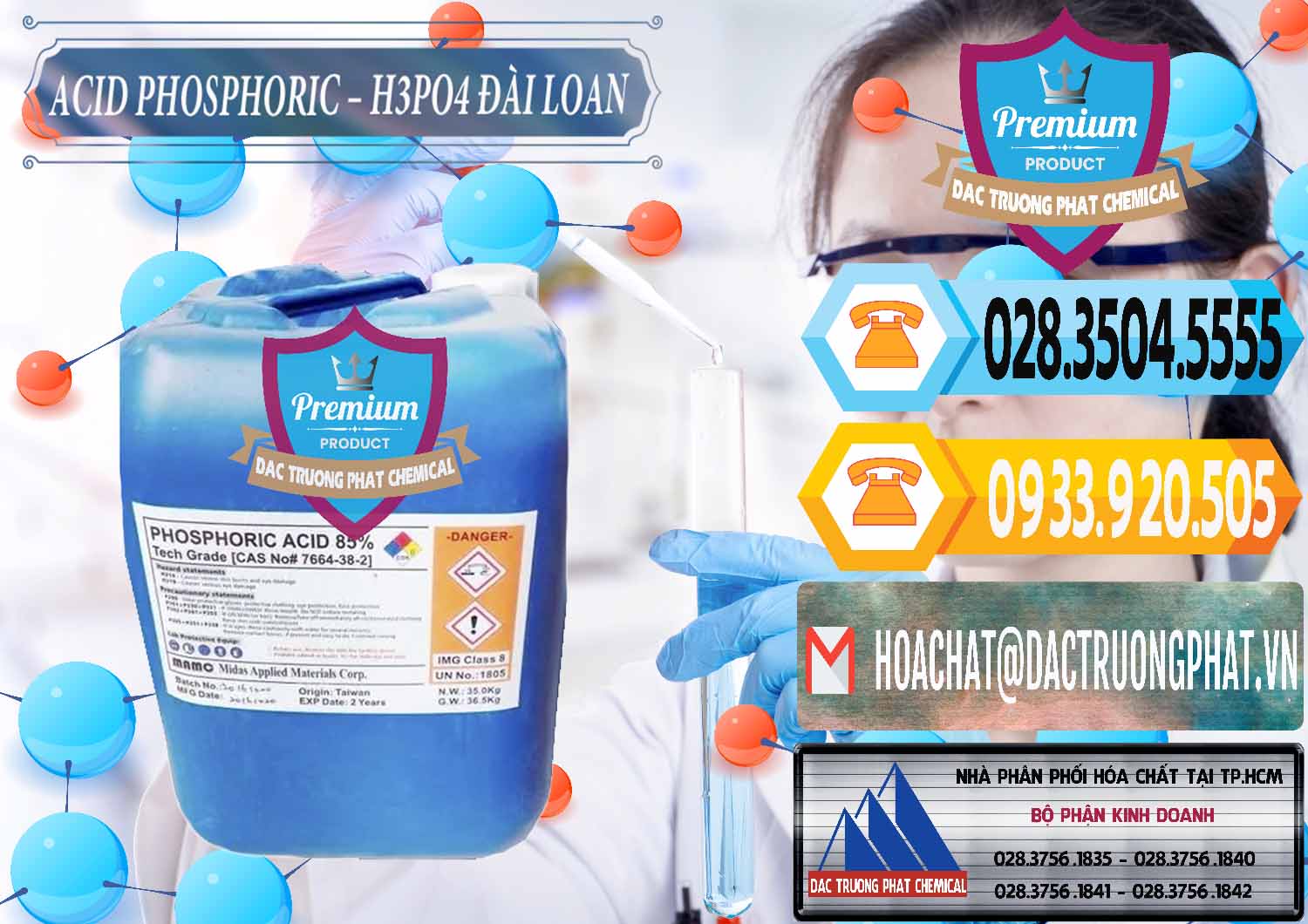 Công ty bán ( cung cấp ) Axit Phosphoric - Acid Phosphoric H3PO4 85% Đài Loan Taiwan - 0351 - Đơn vị bán - phân phối hóa chất tại TP.HCM - hoachattayrua.net