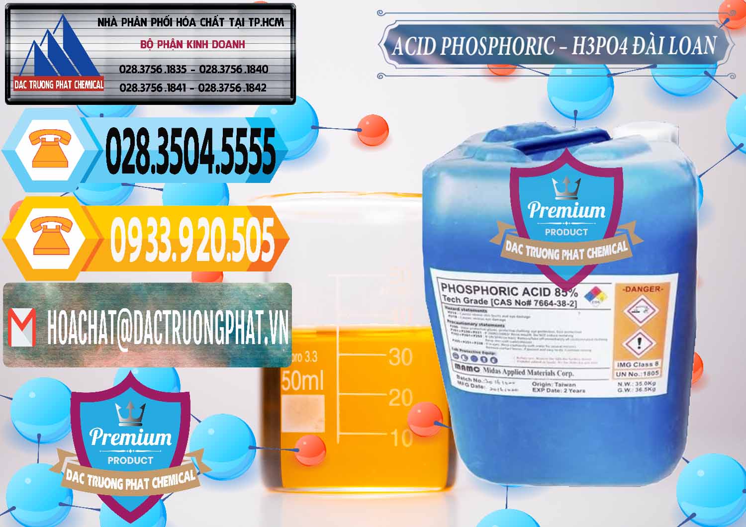 Cty kinh doanh & bán Axit Phosphoric - Acid Phosphoric H3PO4 85% Đài Loan Taiwan - 0351 - Chuyên phân phối - nhập khẩu hóa chất tại TP.HCM - hoachattayrua.net