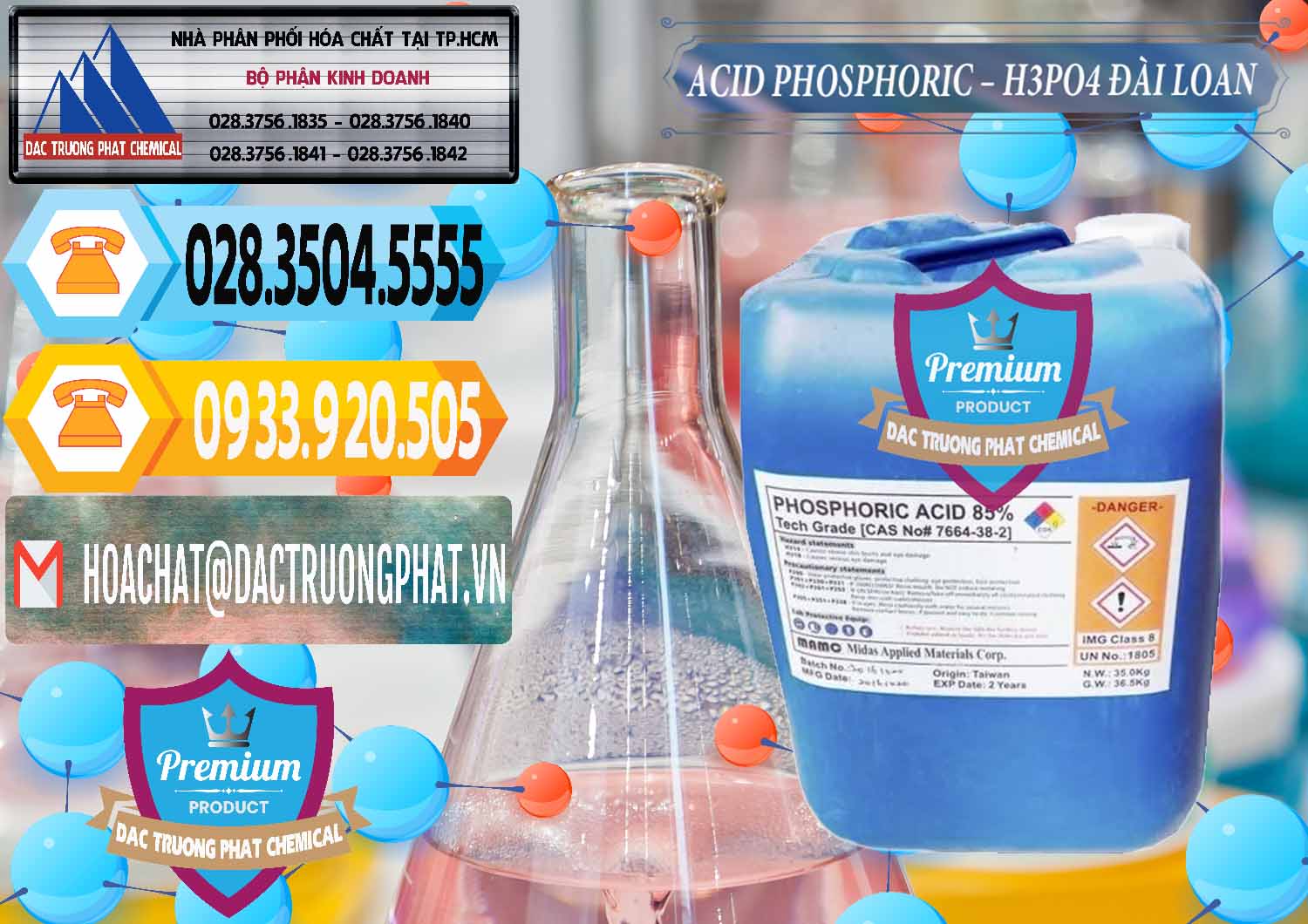Bán ( phân phối ) Axit Phosphoric - Acid Phosphoric H3PO4 85% Đài Loan Taiwan - 0351 - Đơn vị nhập khẩu ( cung cấp ) hóa chất tại TP.HCM - hoachattayrua.net