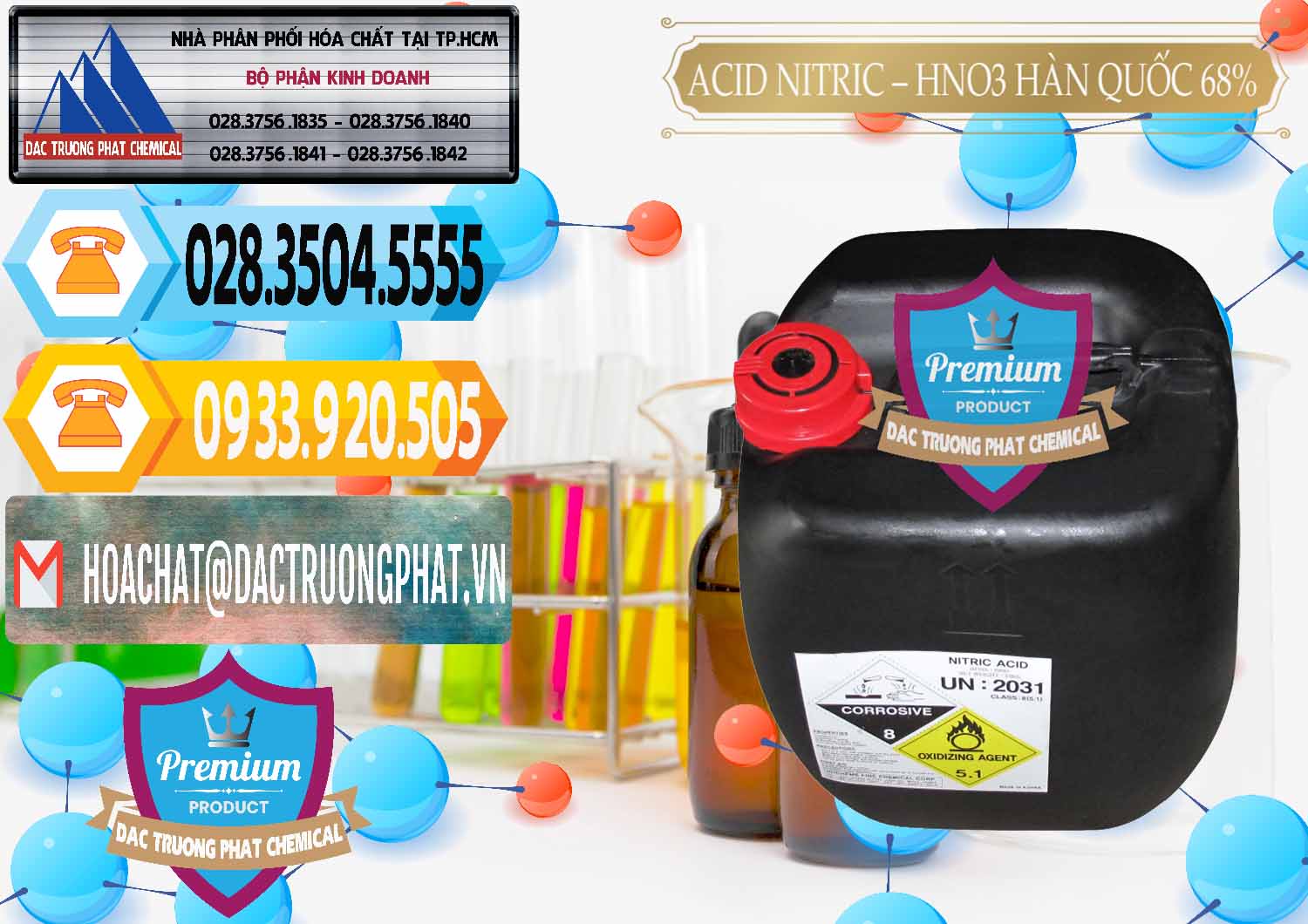 Đơn vị chuyên phân phối & bán Acid Nitric – Axit Nitric HNO3 68% Huchem Hàn Quốc Korea - 0030 - Nơi chuyên nhập khẩu ( cung cấp ) hóa chất tại TP.HCM - hoachattayrua.net