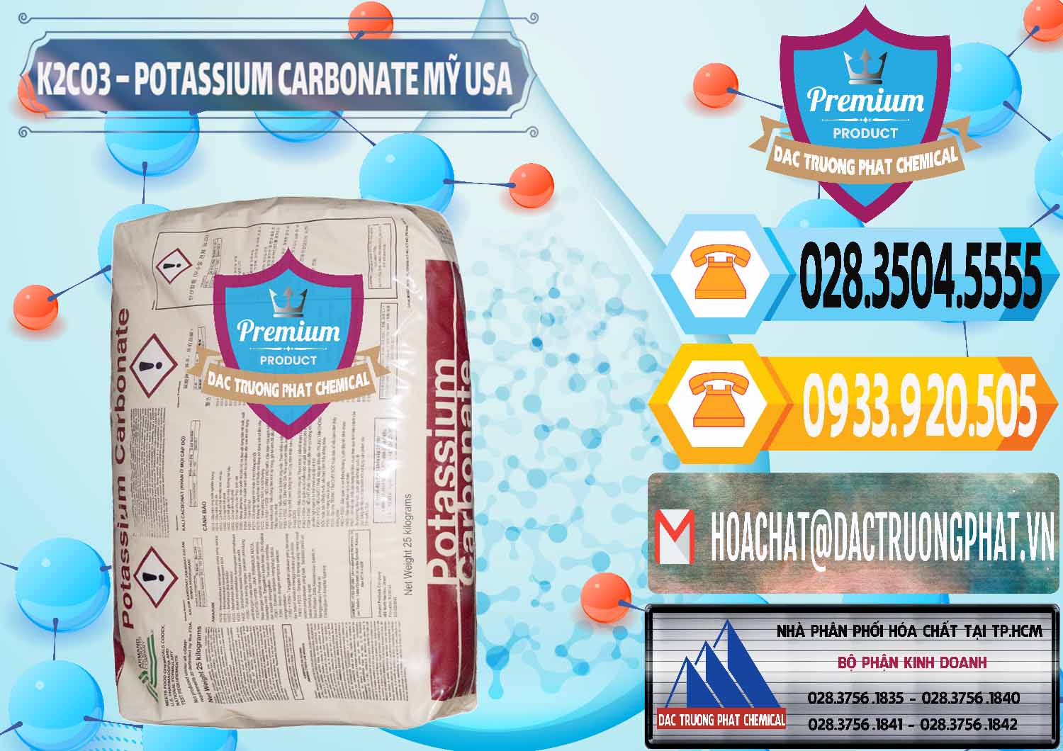 Cty chuyên bán và cung ứng K2Co3 – Potassium Carbonate Mỹ USA - 0082 - Kinh doanh và cung cấp hóa chất tại TP.HCM - hoachattayrua.net
