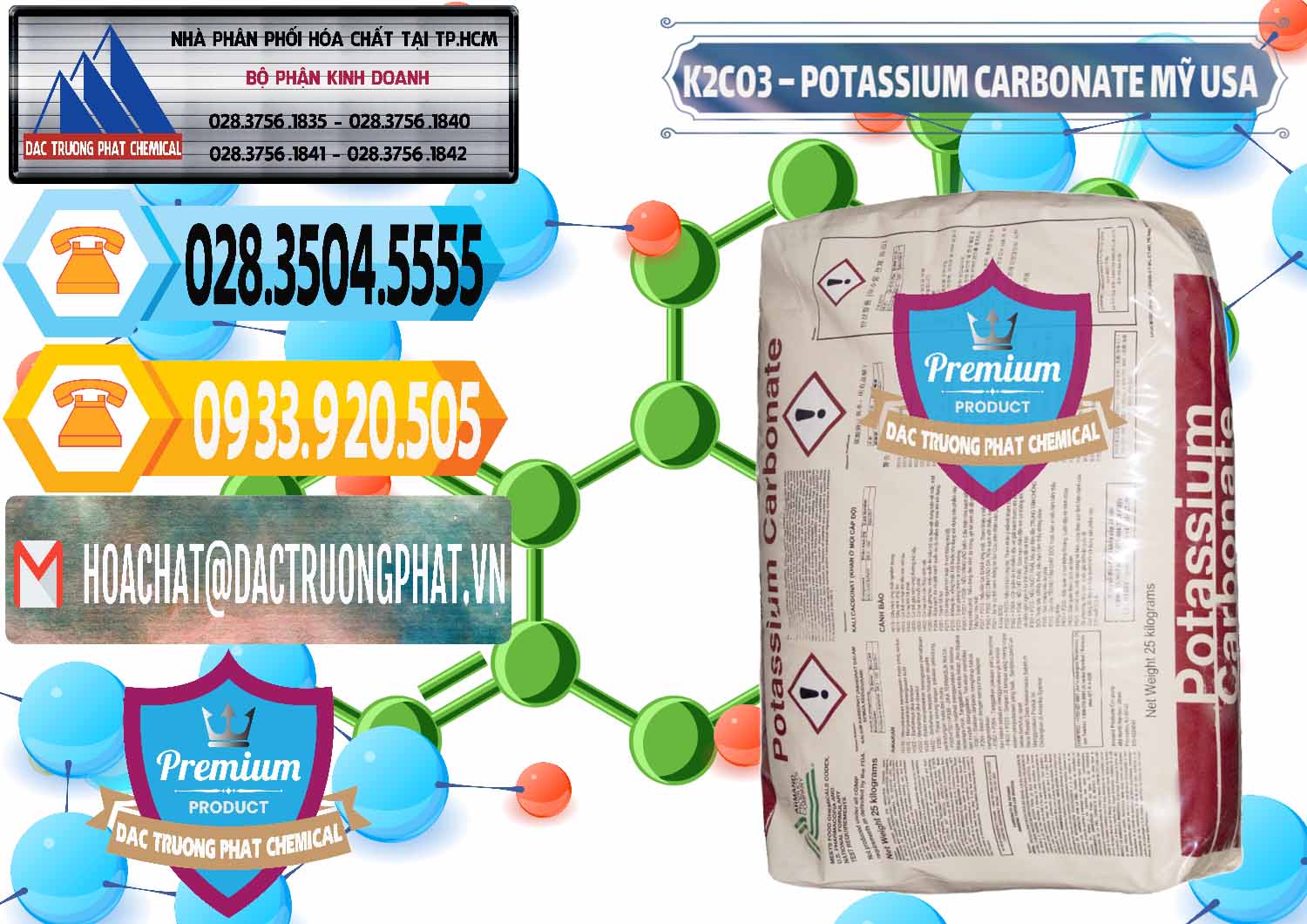 Đơn vị chuyên bán - cung cấp K2Co3 – Potassium Carbonate Mỹ USA - 0082 - Cty bán và phân phối hóa chất tại TP.HCM - hoachattayrua.net