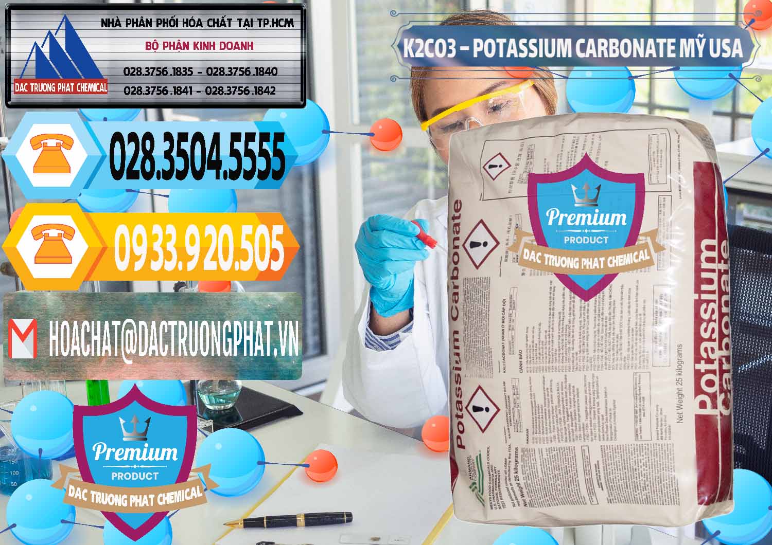 Nơi chuyên kinh doanh và bán K2Co3 – Potassium Carbonate Mỹ USA - 0082 - Kinh doanh & cung cấp hóa chất tại TP.HCM - hoachattayrua.net