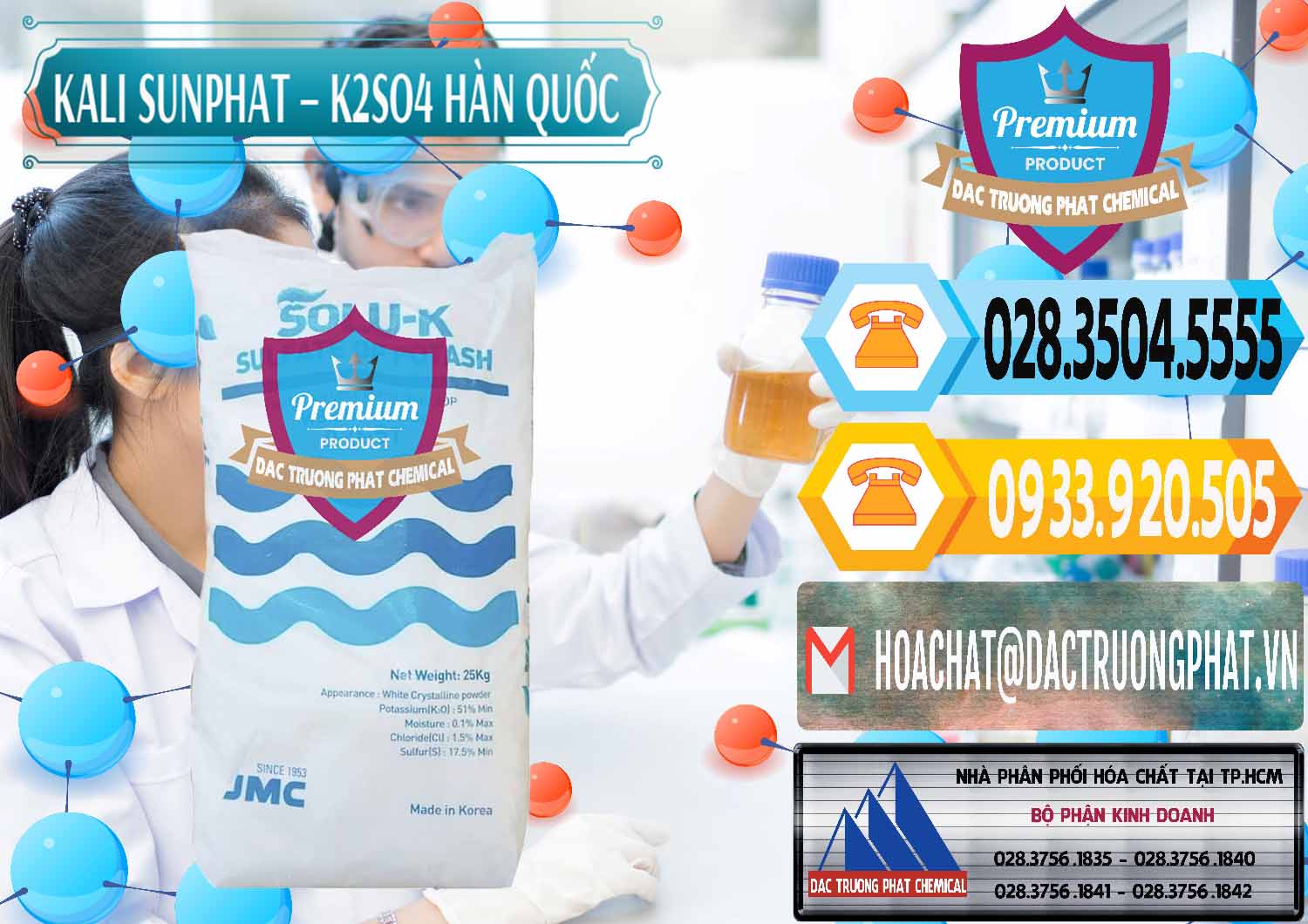 Công ty nhập khẩu _ bán Kali Sunphat – K2SO4 Hàn Quốc Korea - 0410 - Chuyên cung cấp - nhập khẩu hóa chất tại TP.HCM - hoachattayrua.net