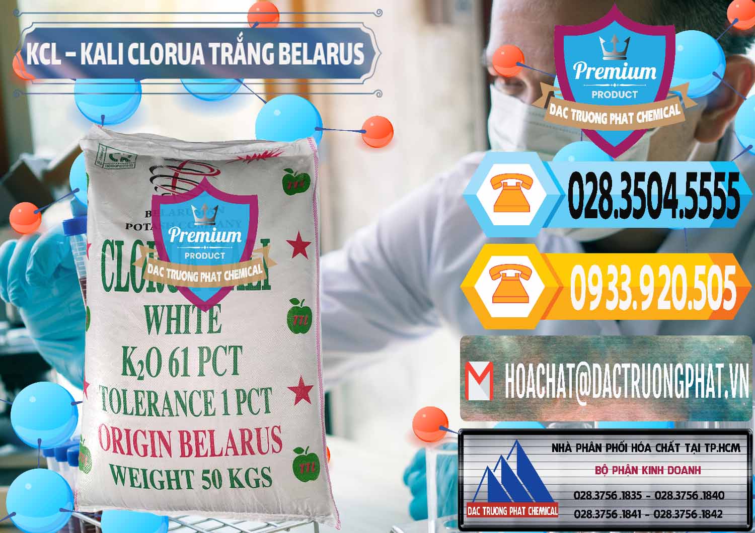 Nơi chuyên kinh doanh & bán KCL – Kali Clorua Trắng Belarus - 0085 - Cty chuyên cung cấp & bán hóa chất tại TP.HCM - hoachattayrua.net