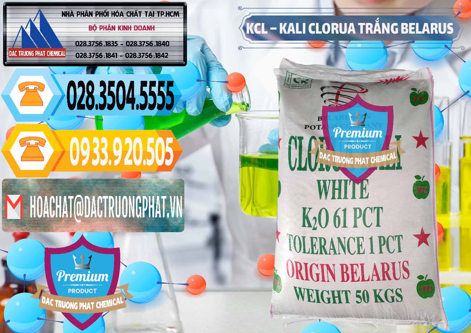 Cty kinh doanh ( bán ) KCL – Kali Clorua Trắng Belarus - 0085 - Cty cung cấp ( phân phối ) hóa chất tại TP.HCM - hoachattayrua.net